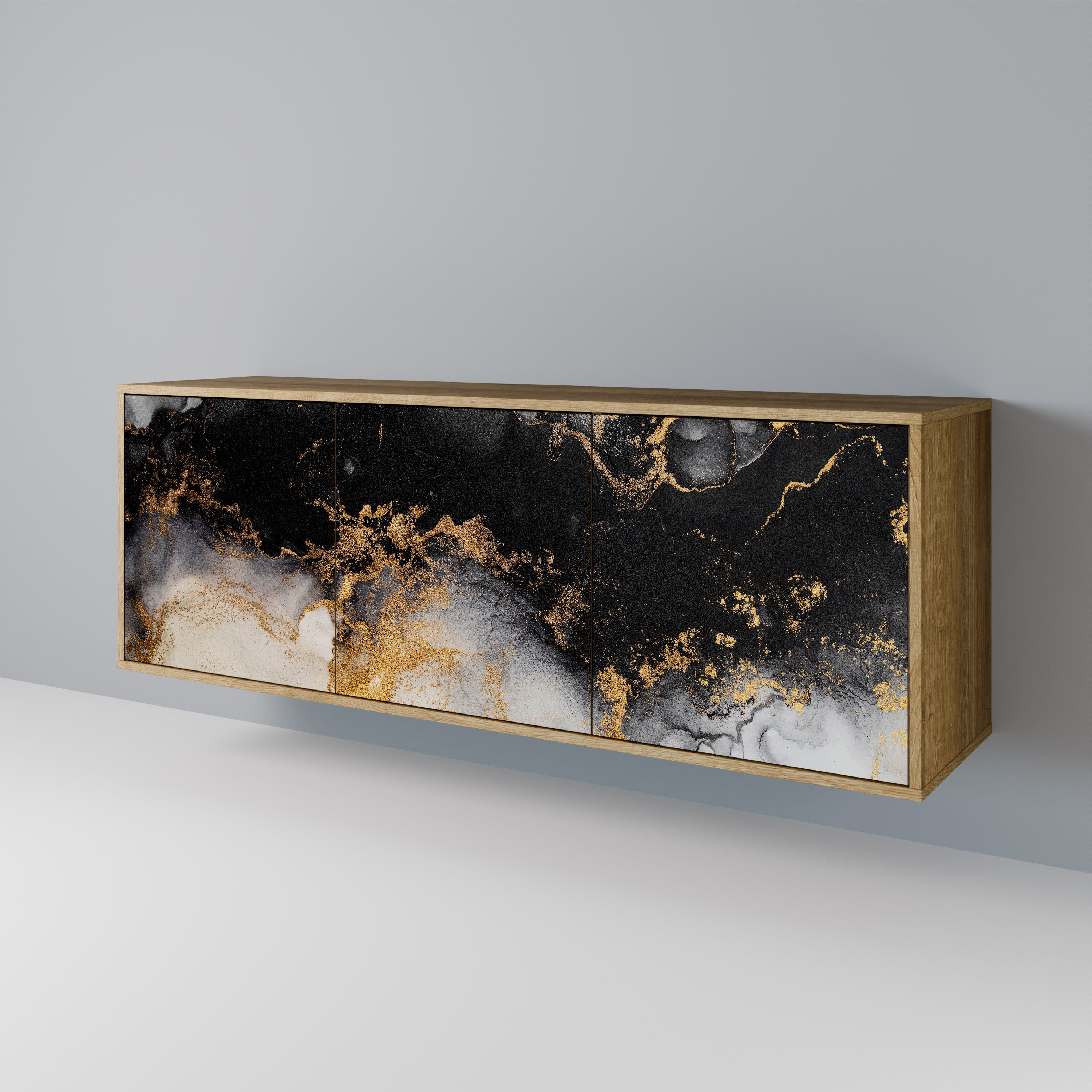 MARBLE OF TOMMORROW 3-Door Sideboard