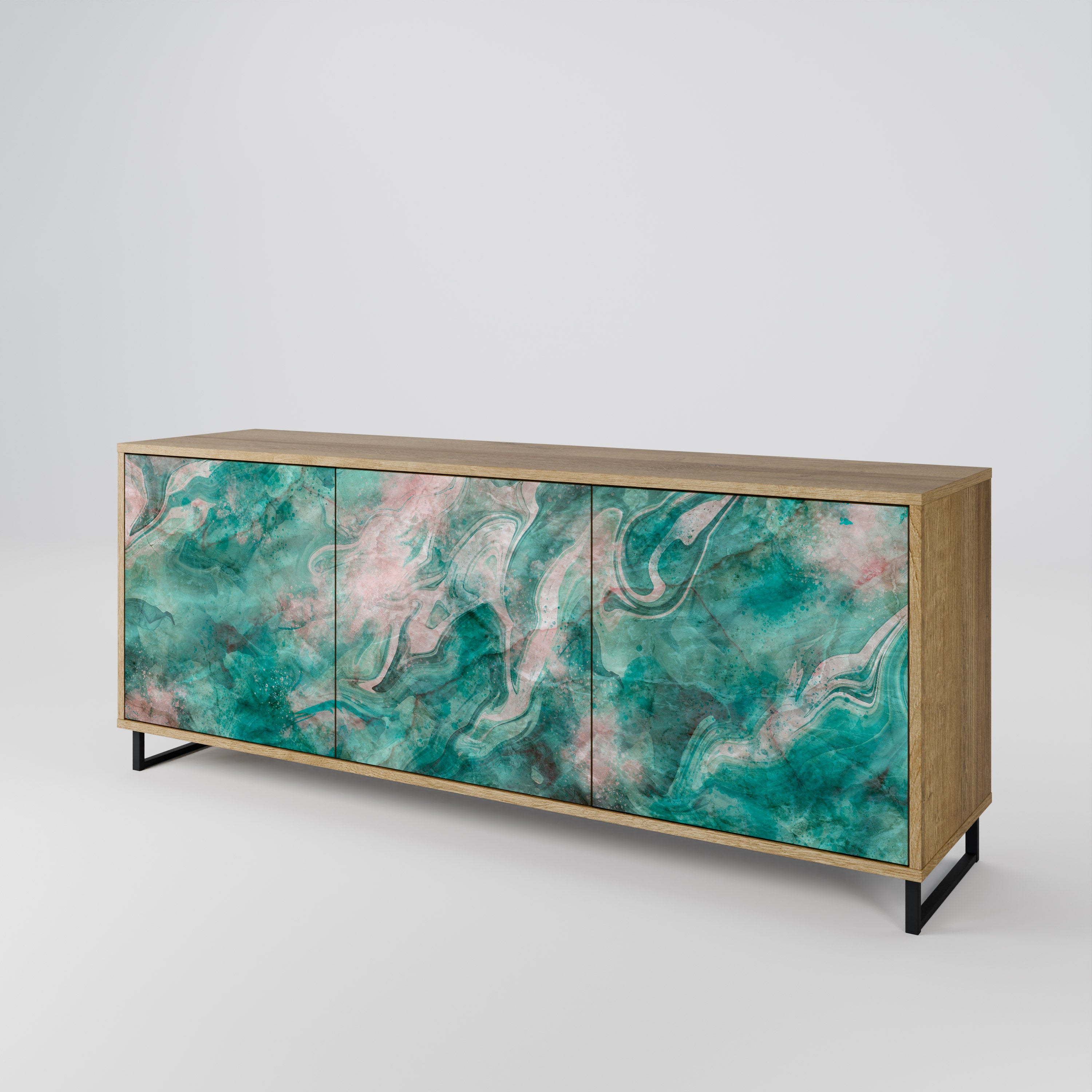 ABSTRACT ALCHEMY 3-Door Sideboard