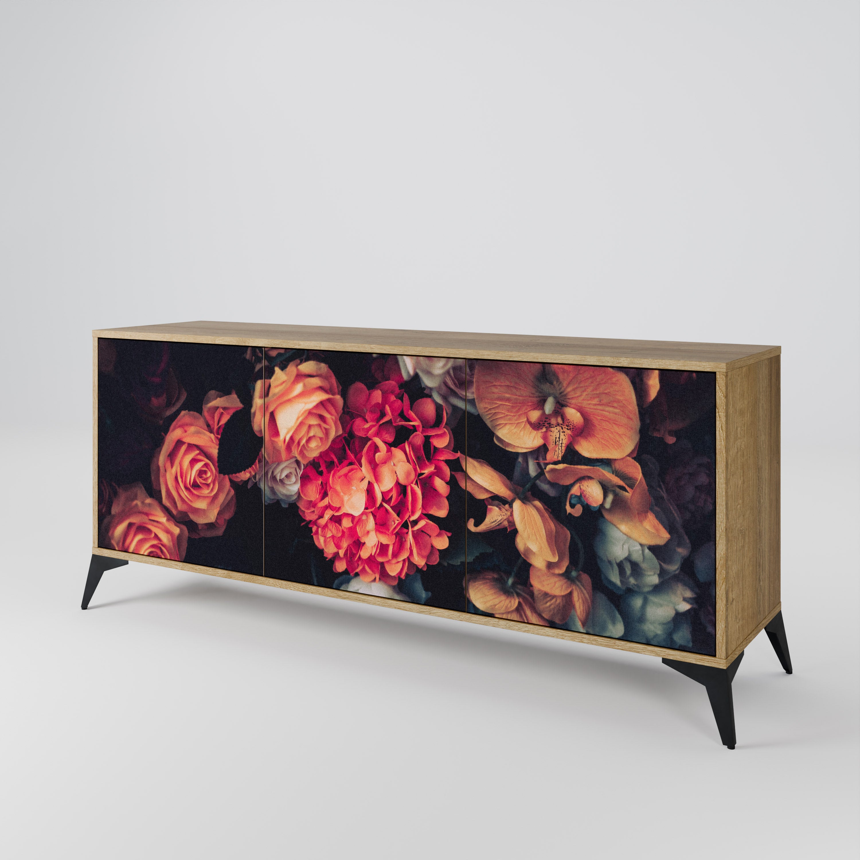 NEVERENDING BLOOM 3-Door Sideboard