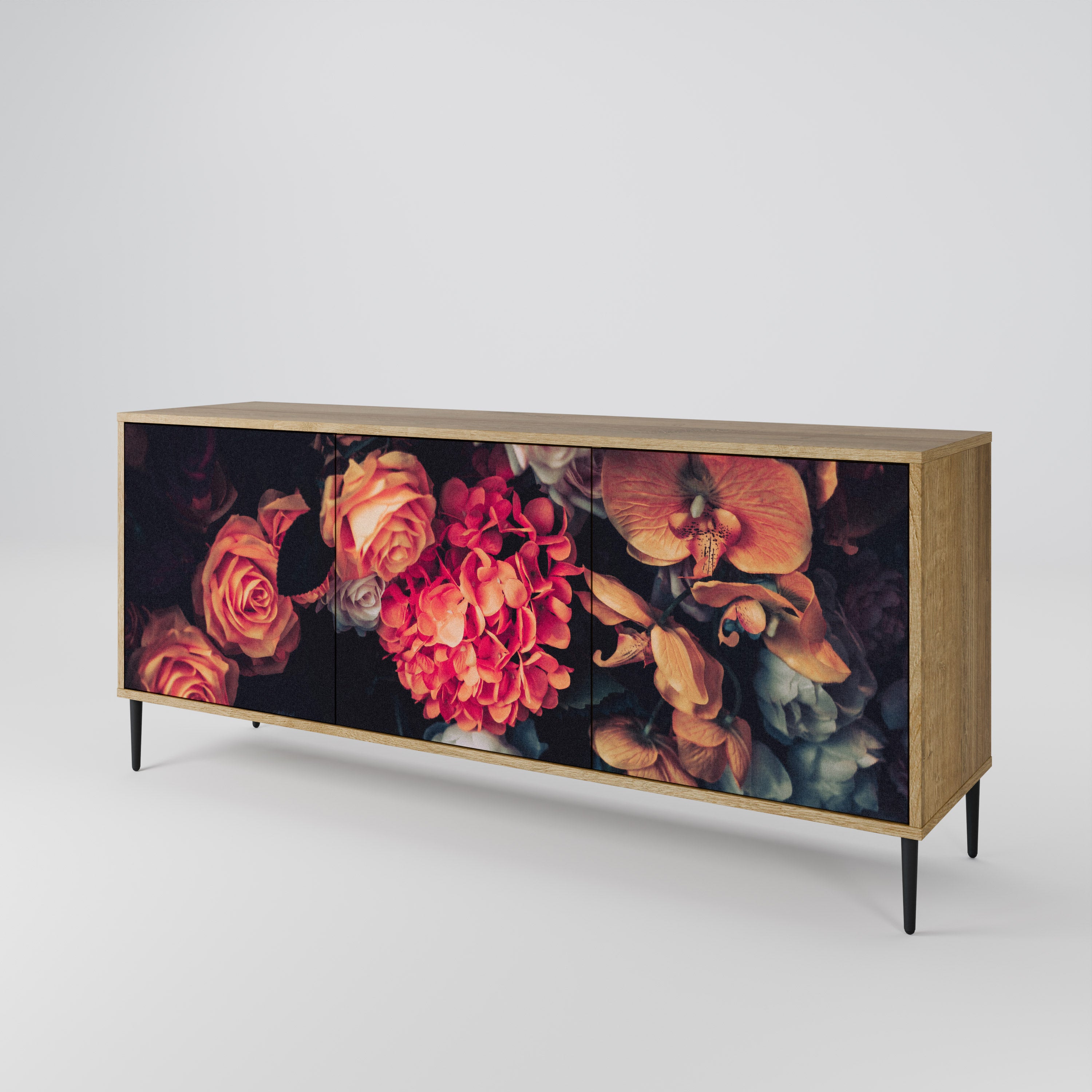 NEVERENDING BLOOM 3-Door Sideboard