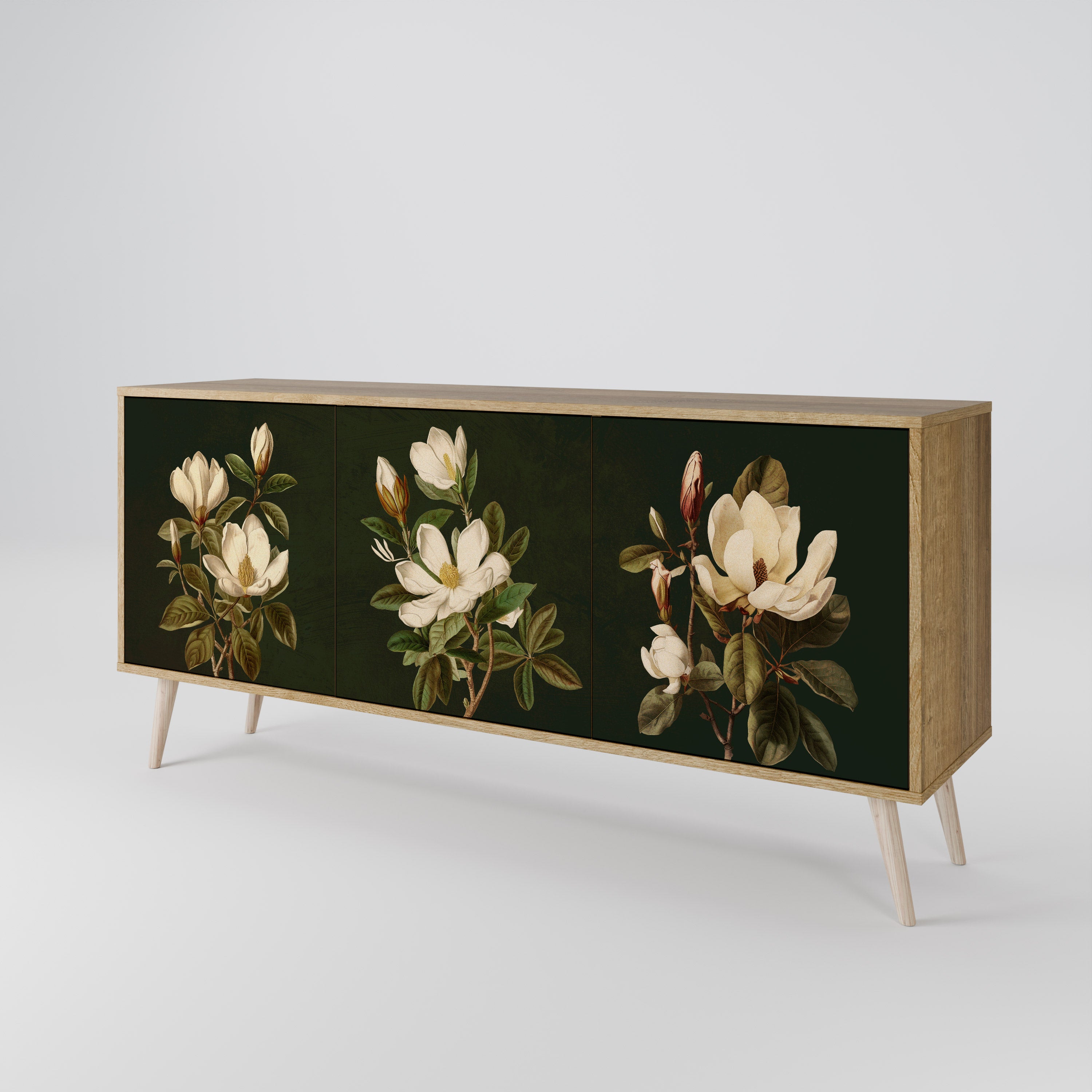 FLORAL NOIR 3-Door Sideboard