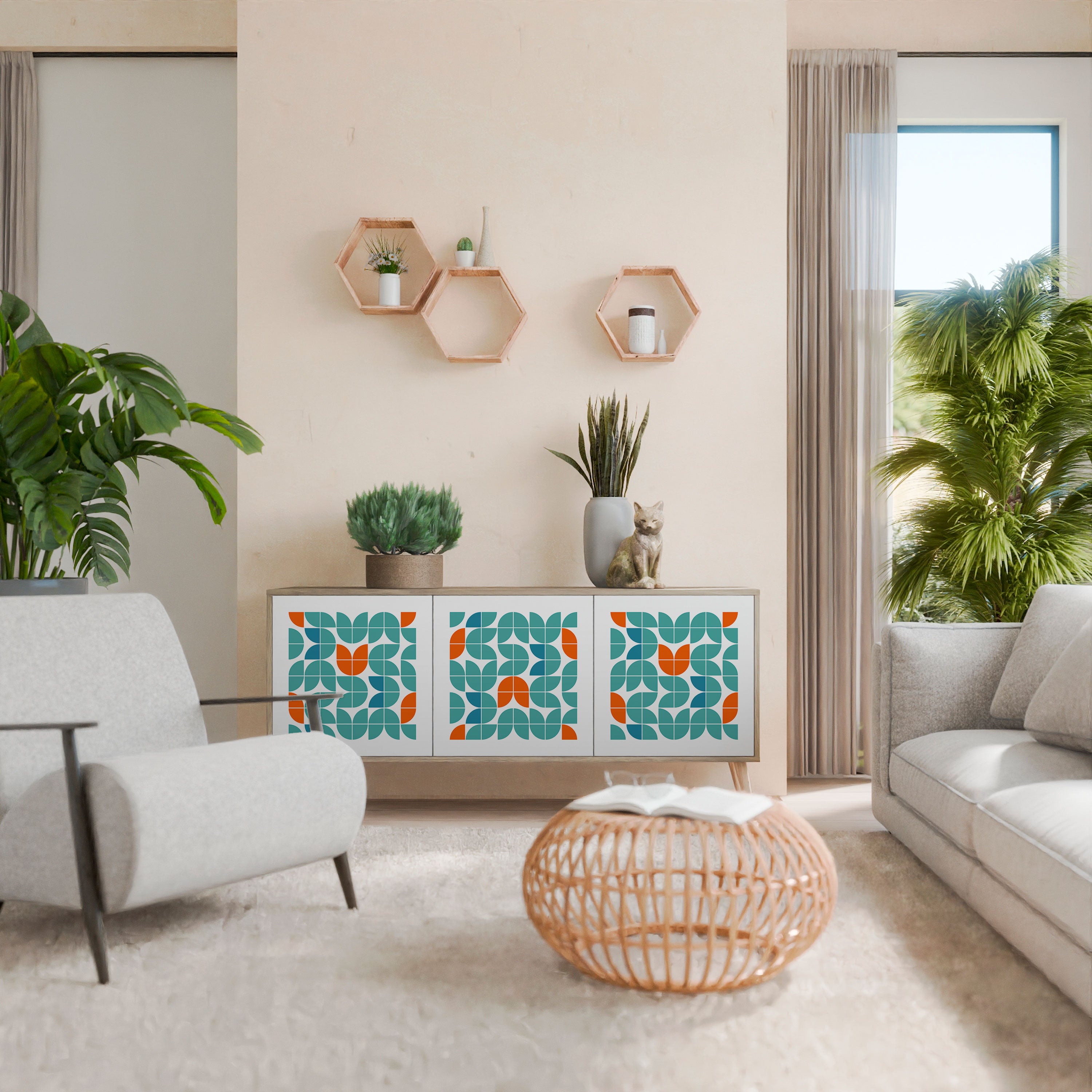 BE THE CHANGE 3-Door Sideboard