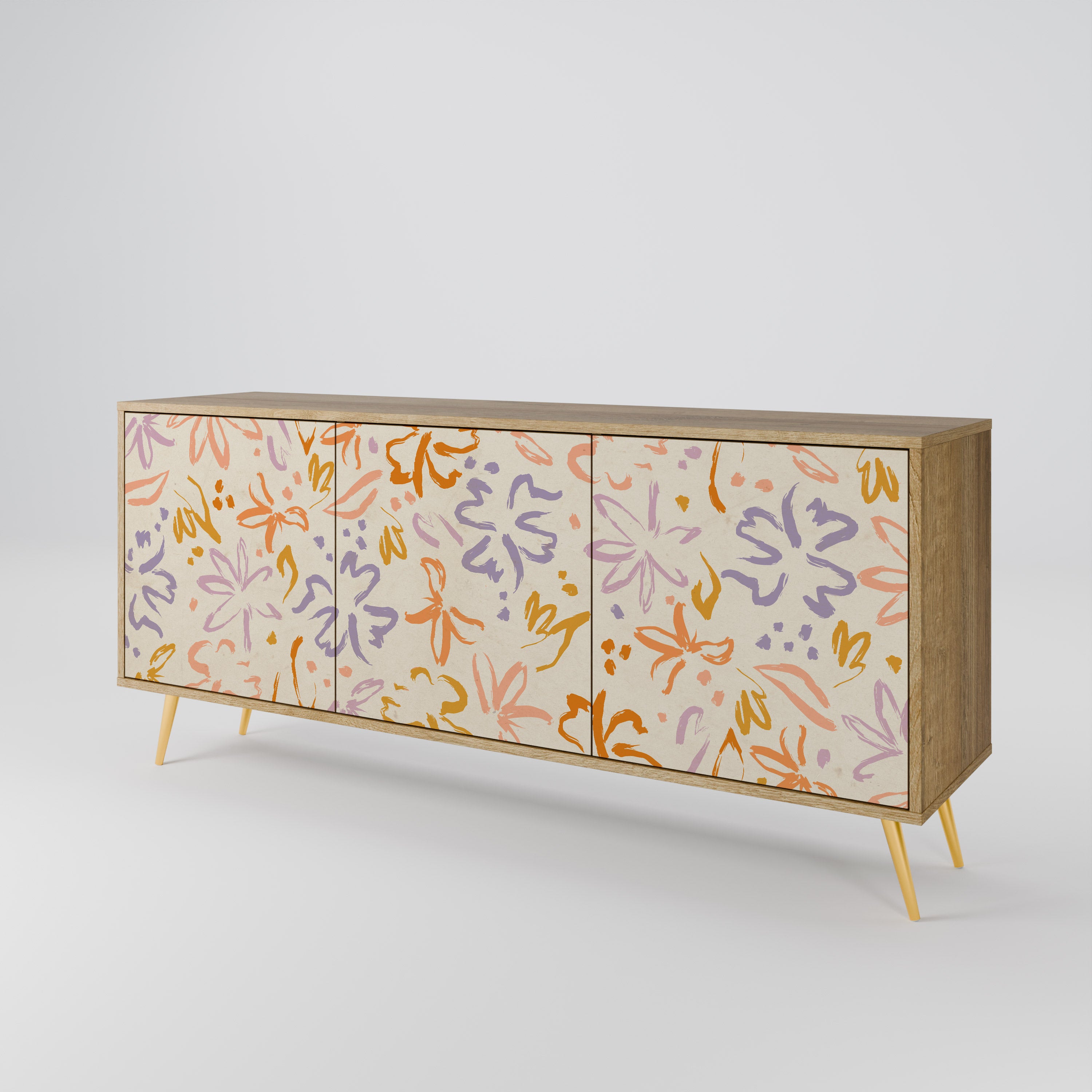 SPRING WHIMSY 3-Door Sideboard