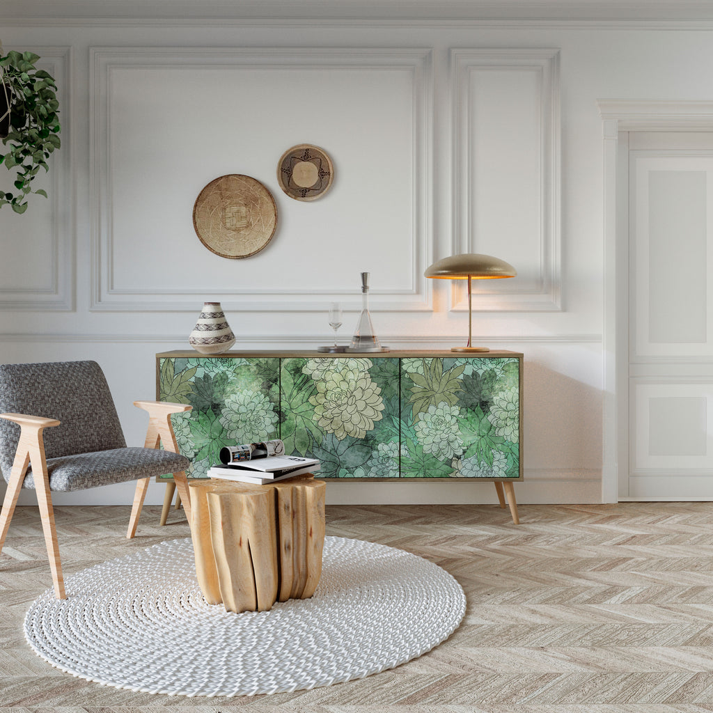 SUCCULENT CLUSTER Třídveřová komoda