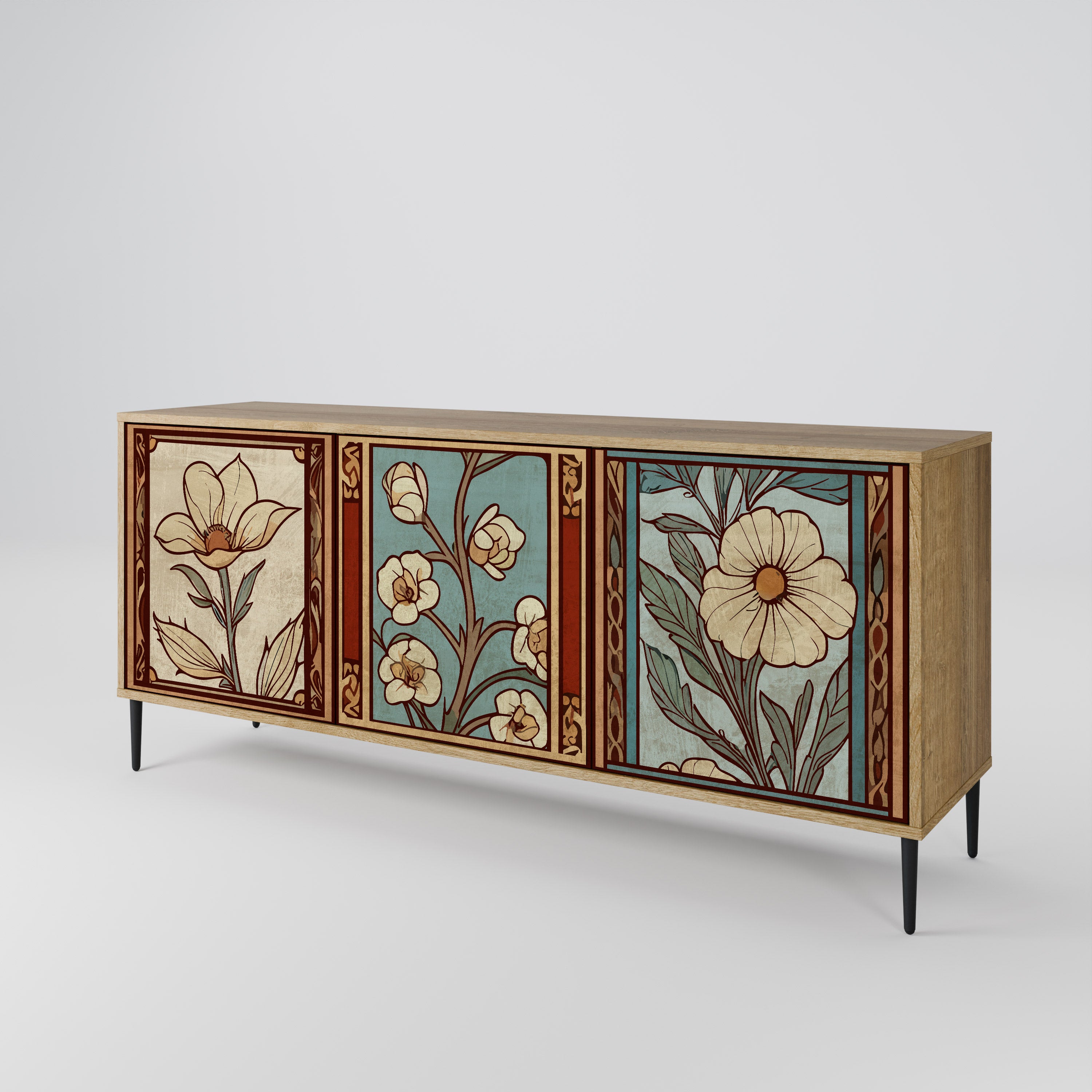 TIMELESS FLORA 3-Door Sideboard