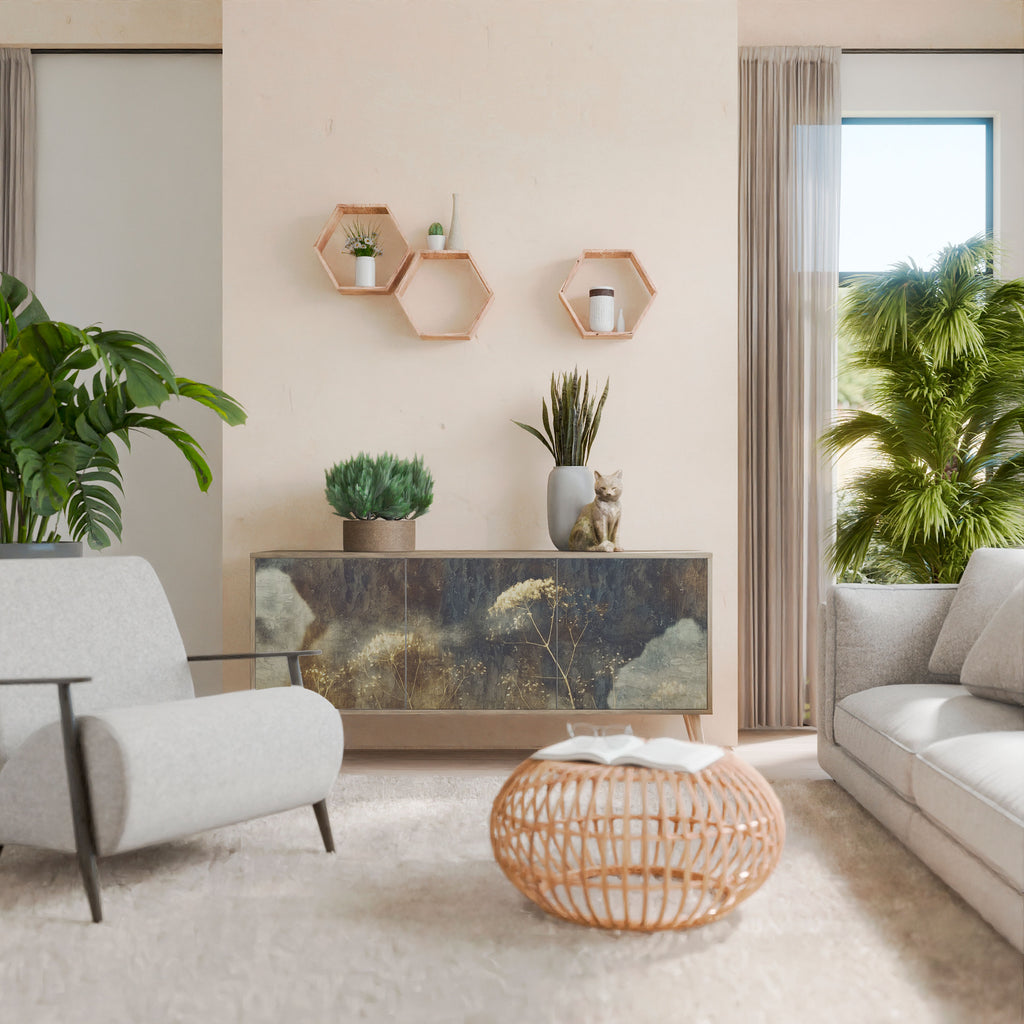 GENTLE POWER Třídveřová komoda