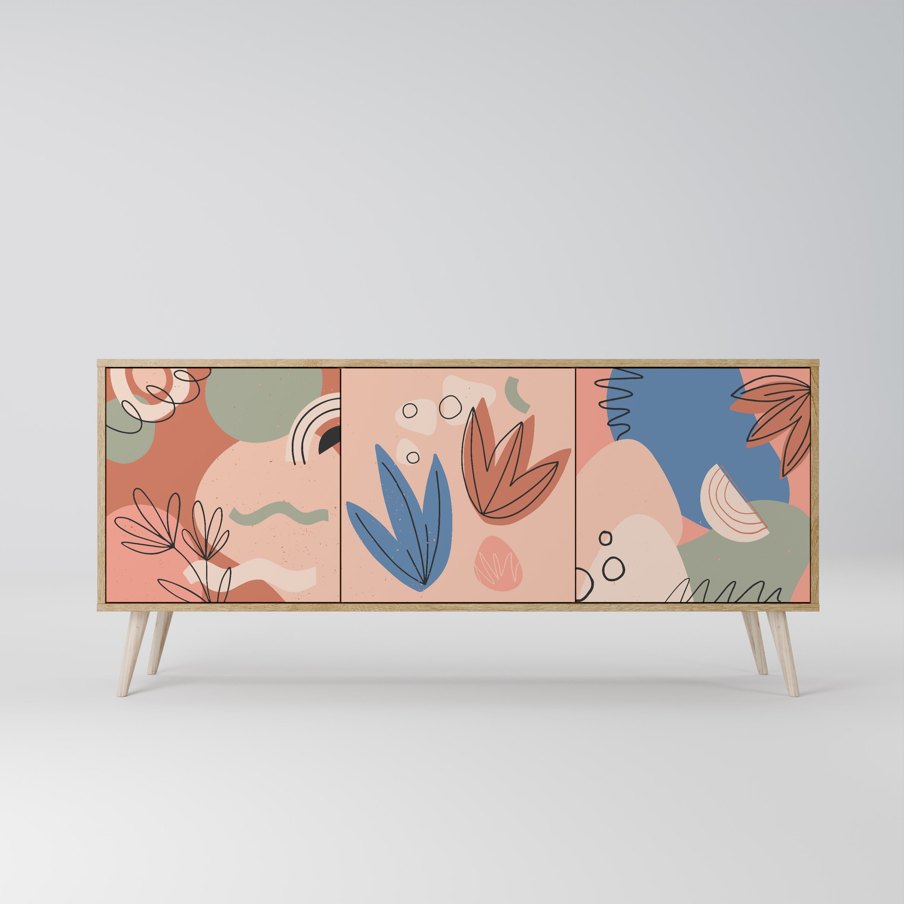 PASTEL DESTINY 3-Door Sideboard