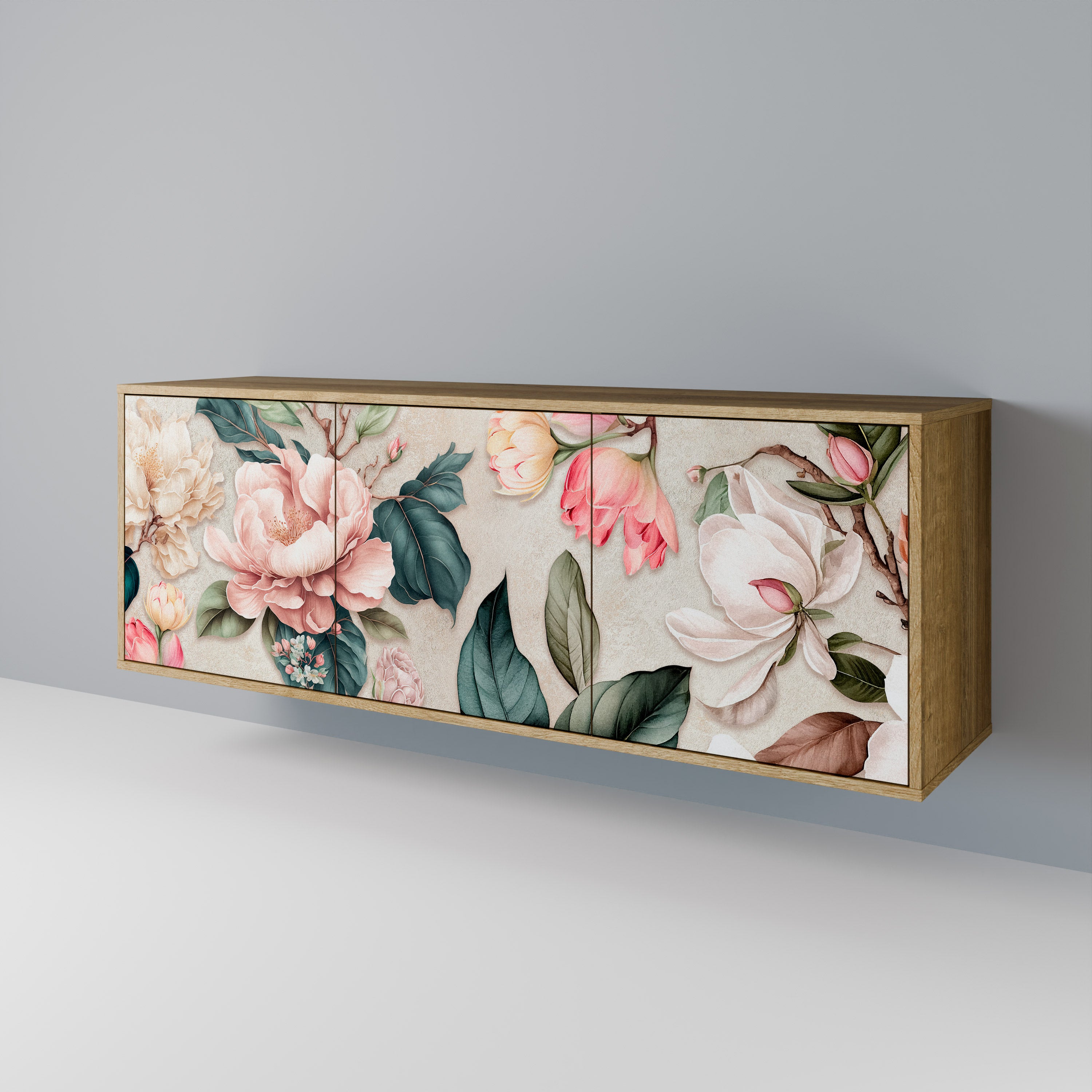 FLORAL GRACE 3-Door Sideboard