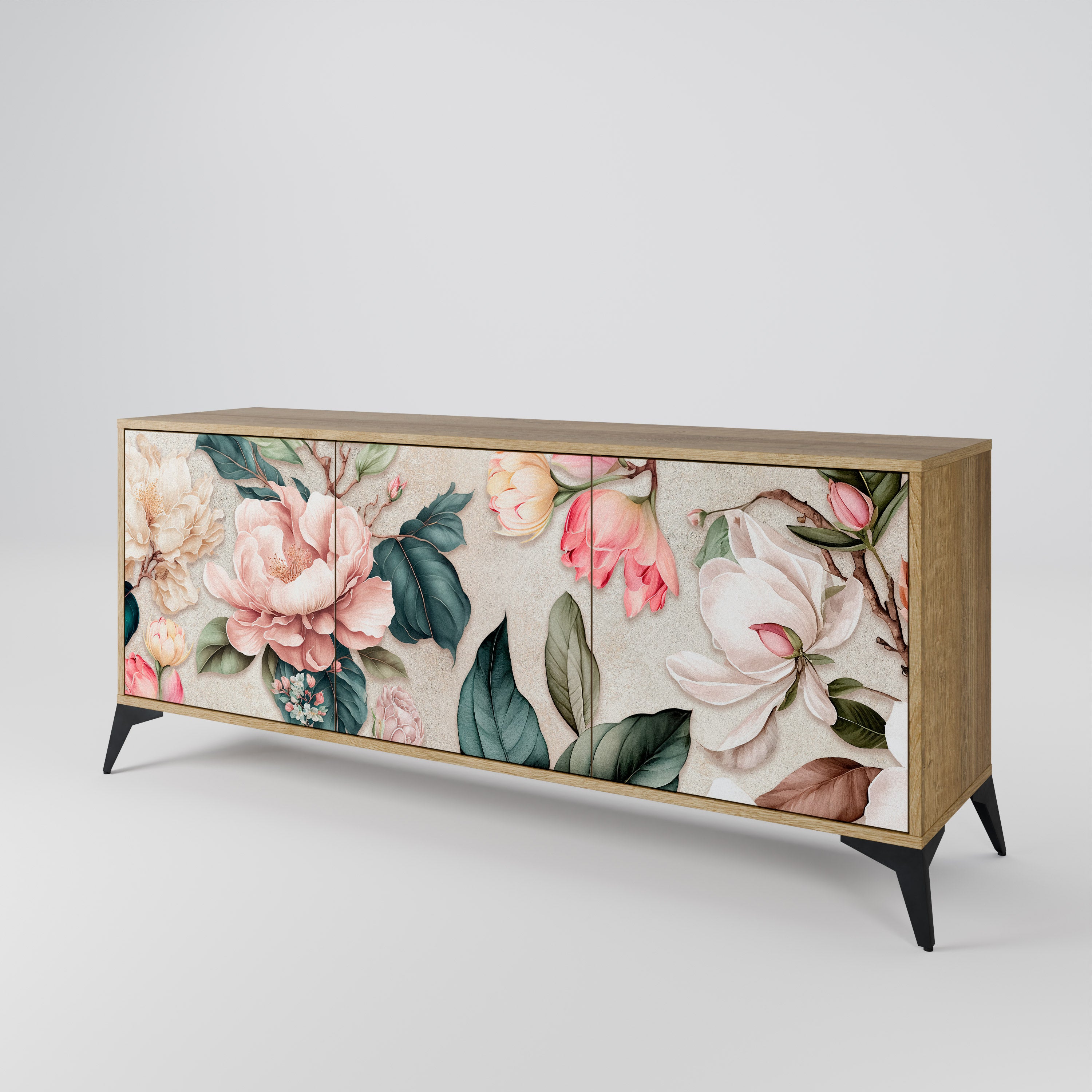 FLORAL GRACE 3-Door Sideboard