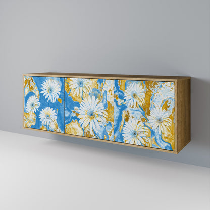 DAISY LUXE Třídveřová komoda