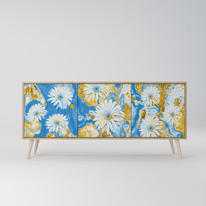 DAISY LUXE Třídveřová komoda