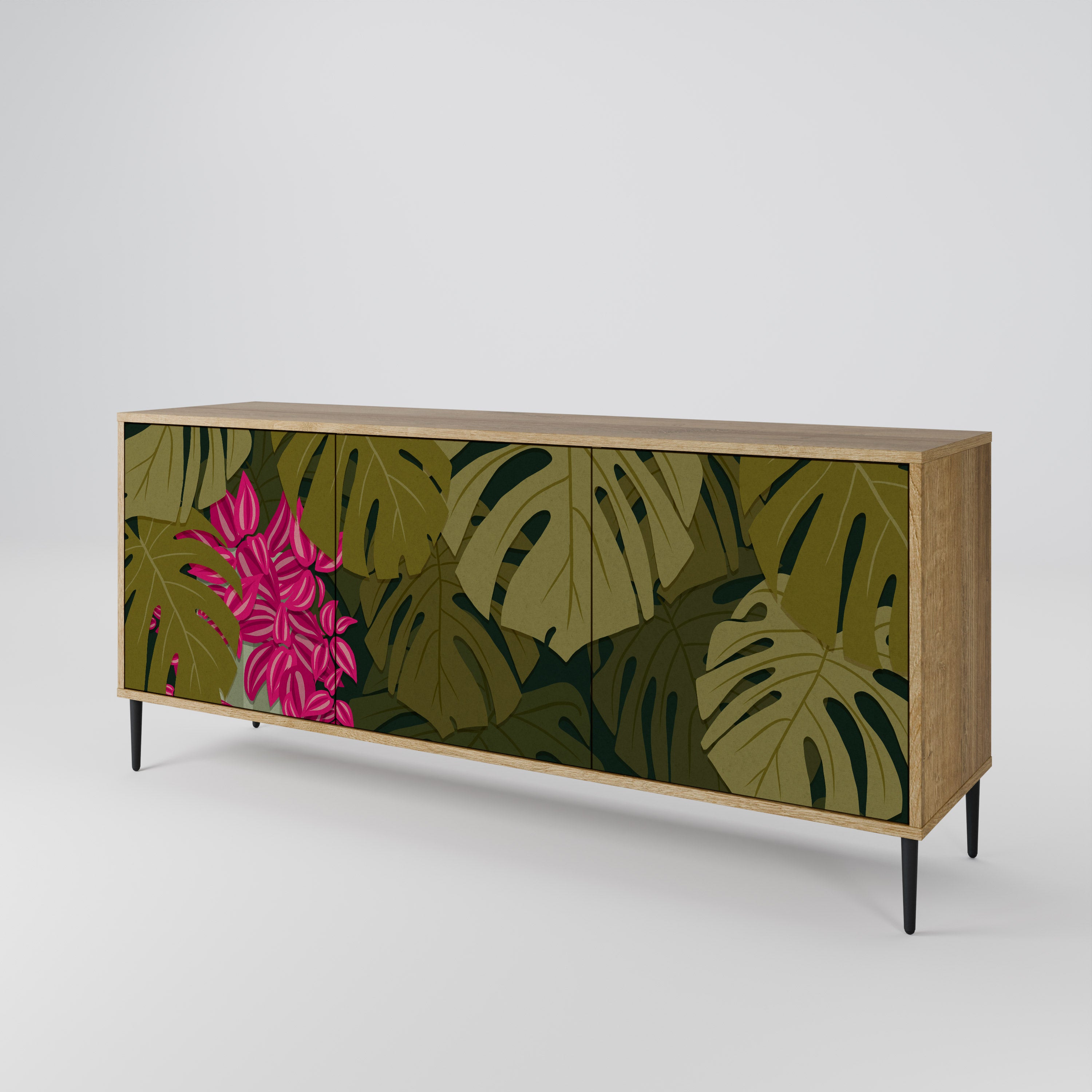 TROPICAL BEAUTY 3-Door Sideboard