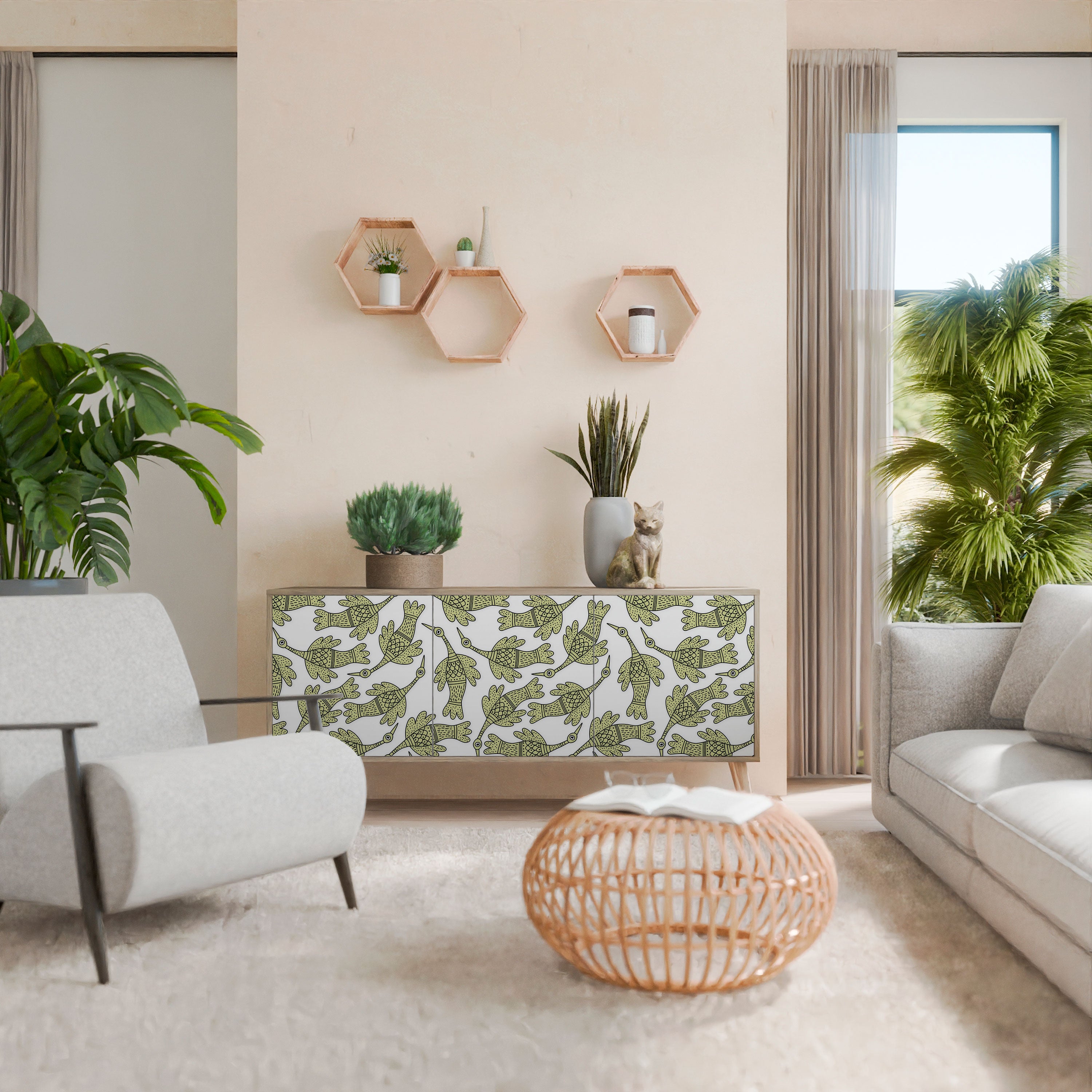 SEEDLING SONGBIRD 3-Door Sideboard