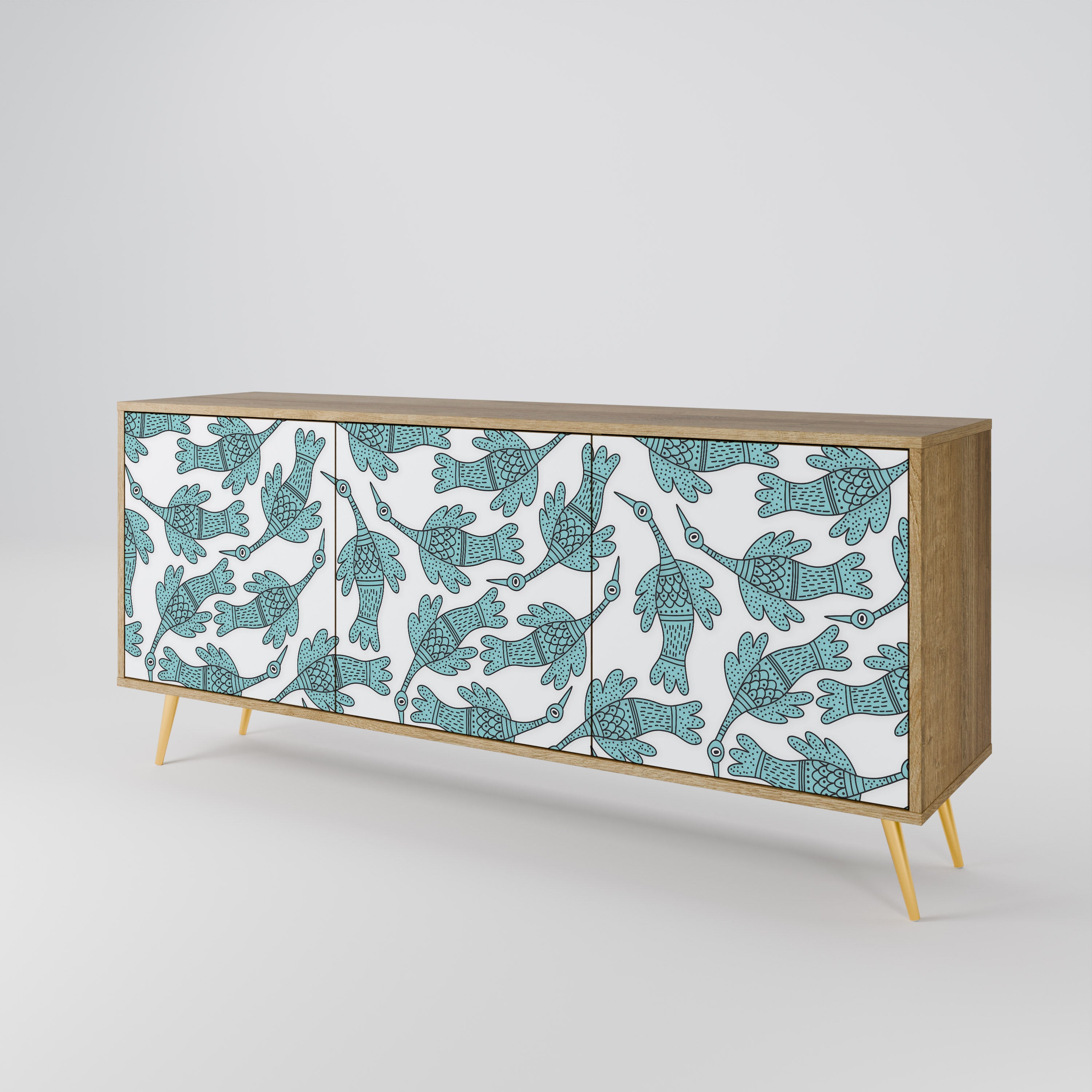 WATERSPOUT SONGIBIRD 3-Door Sideboard