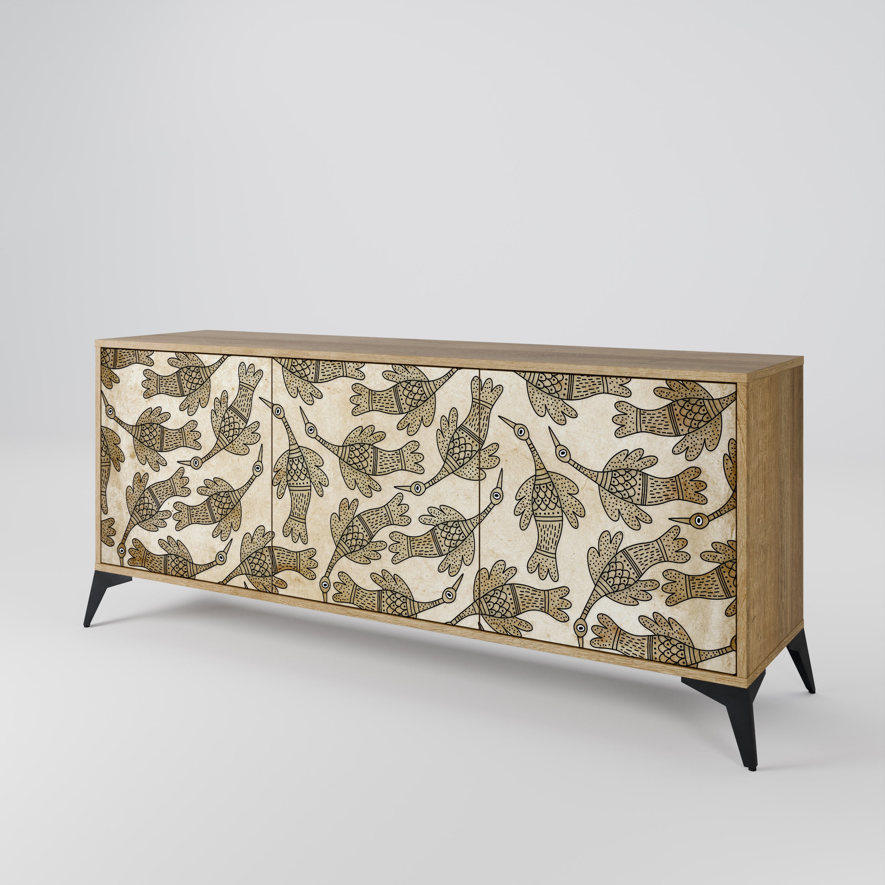ALMONDINE SONGBIRD 3-Door Sideboard