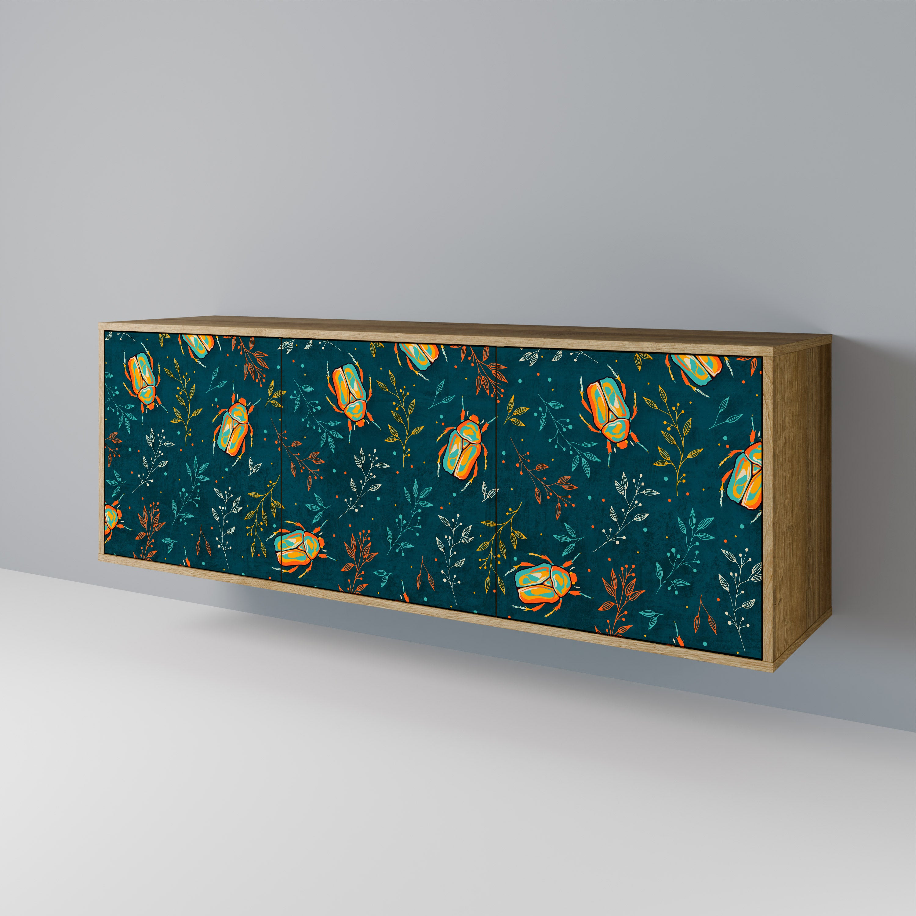 AUTUMN INSECTS 3-Door Sideboard