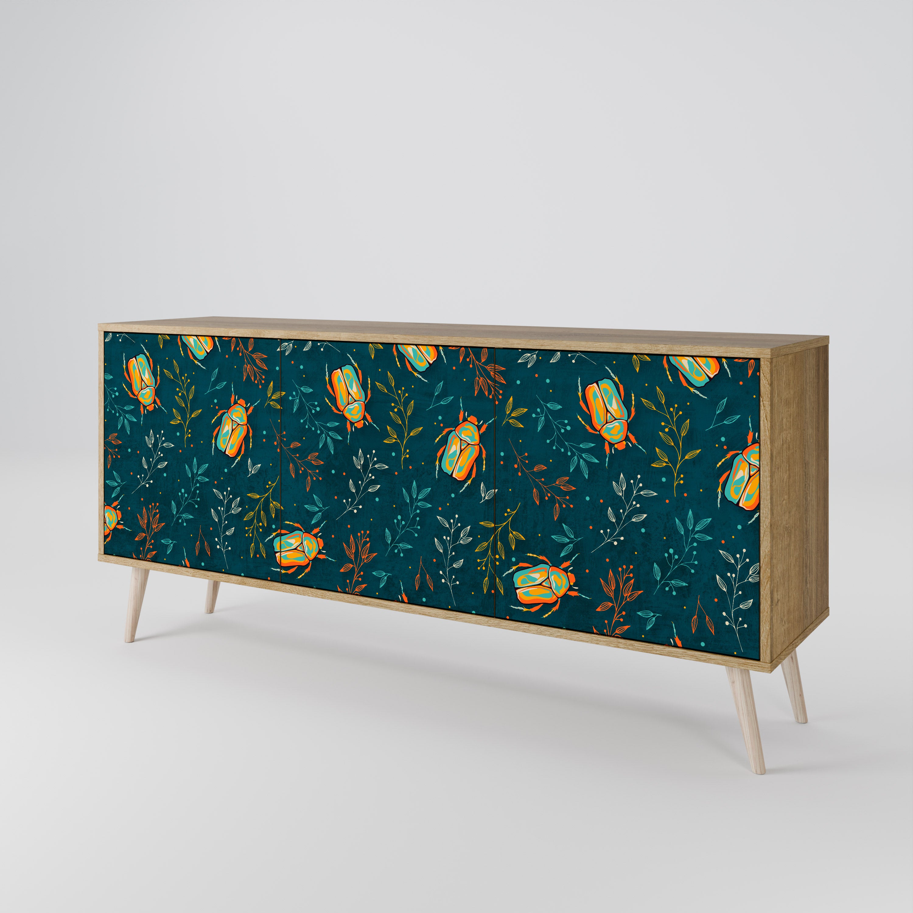 AUTUMN INSECTS 3-Door Sideboard