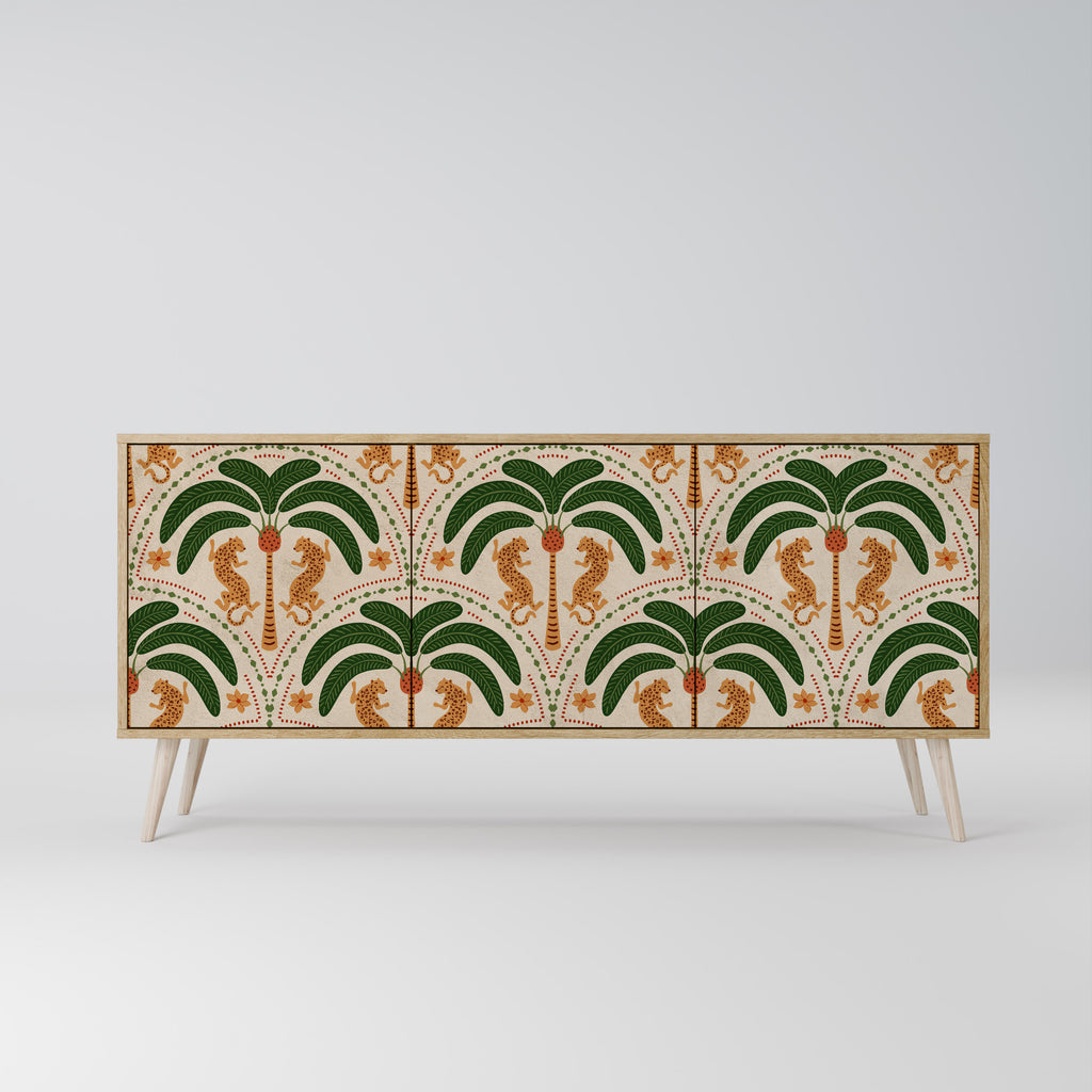 DANCING PREDATORS 3-Door Sideboard