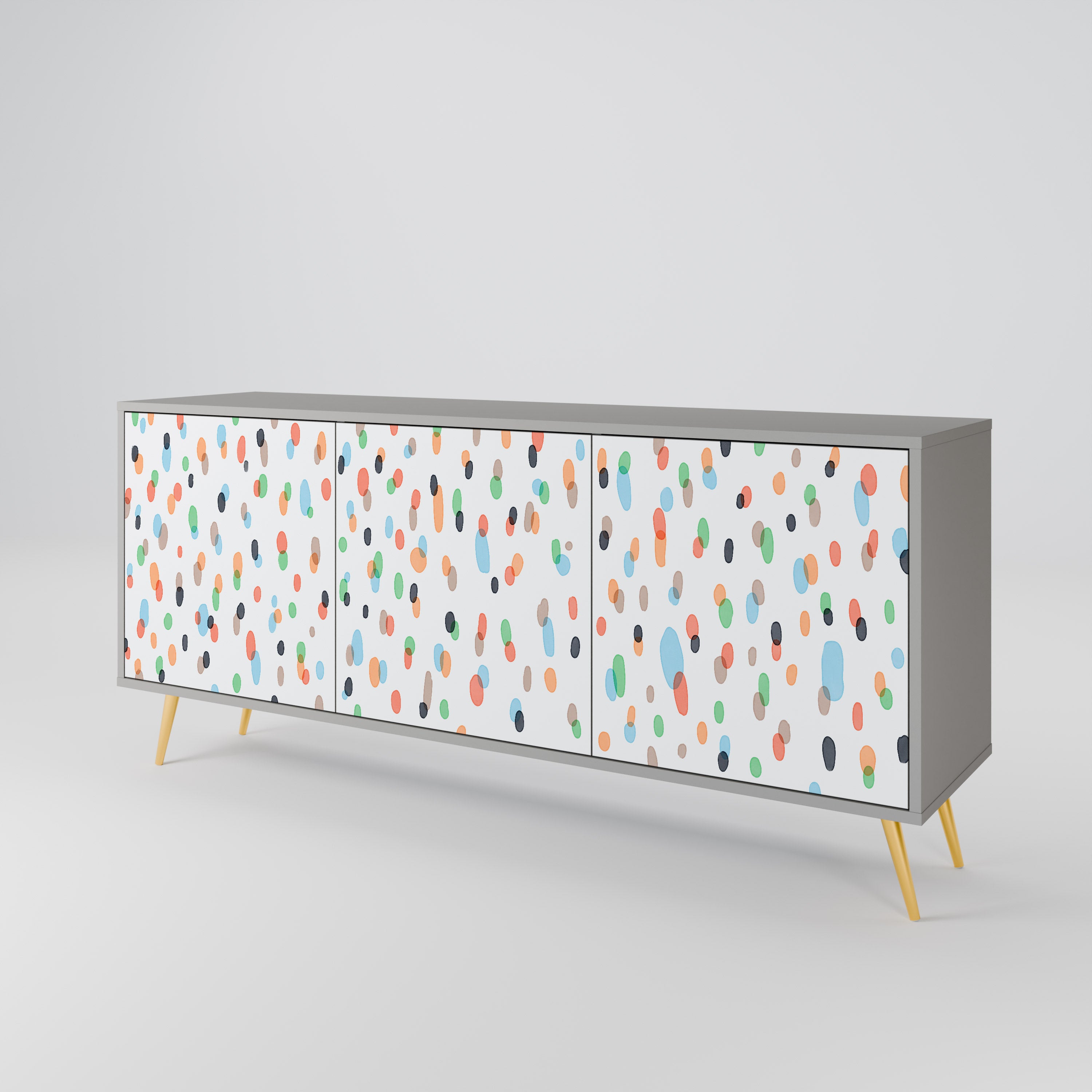 ENERGETIC SPOTS 3-Door Sideboard