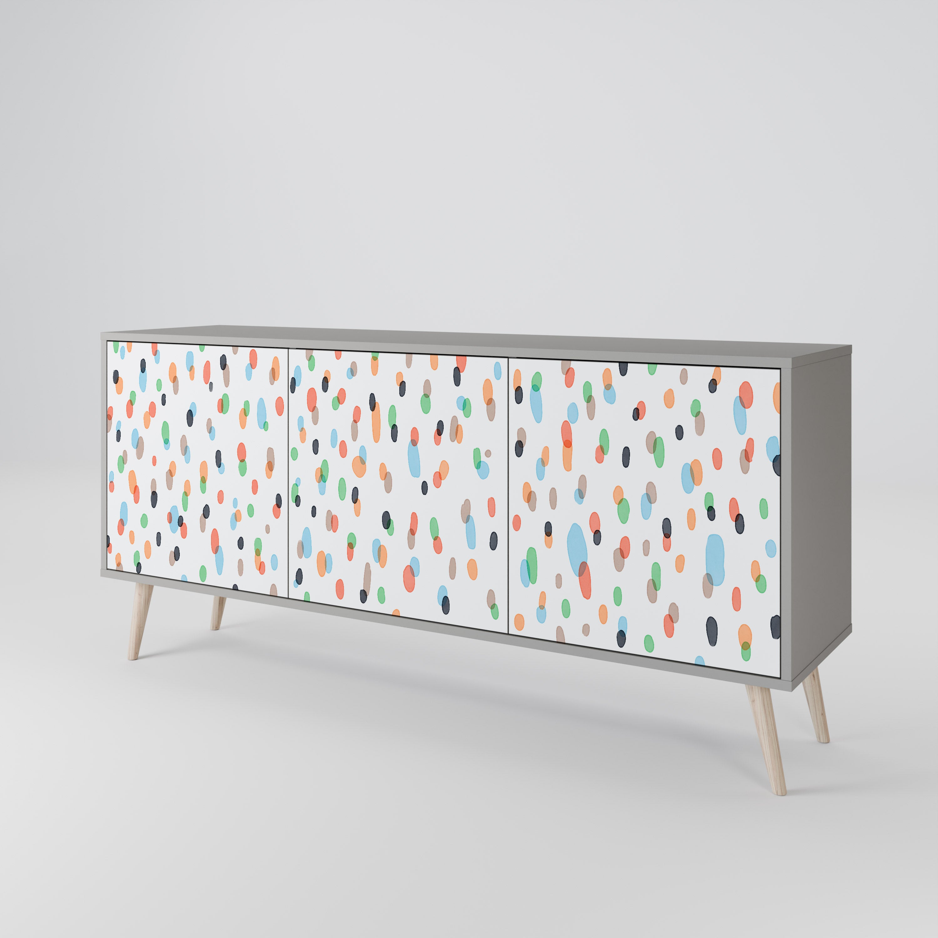 ENERGETIC SPOTS 3-Door Sideboard