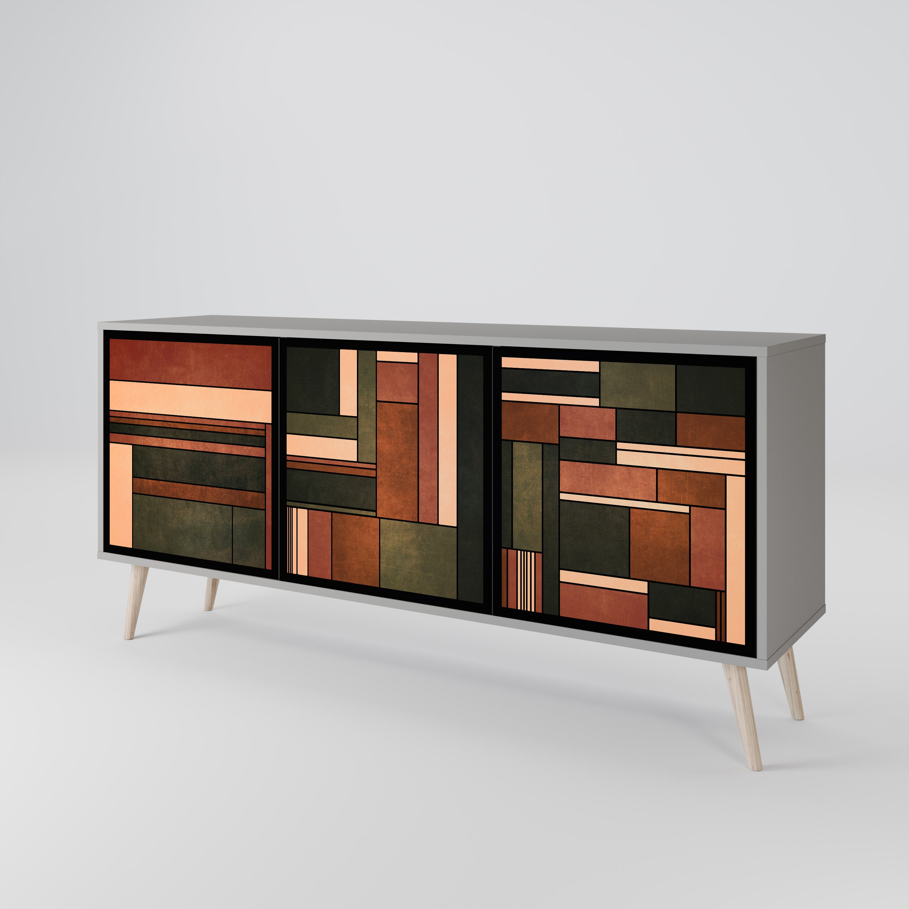 FIGURES OF NATURE 3-Door Sideboard