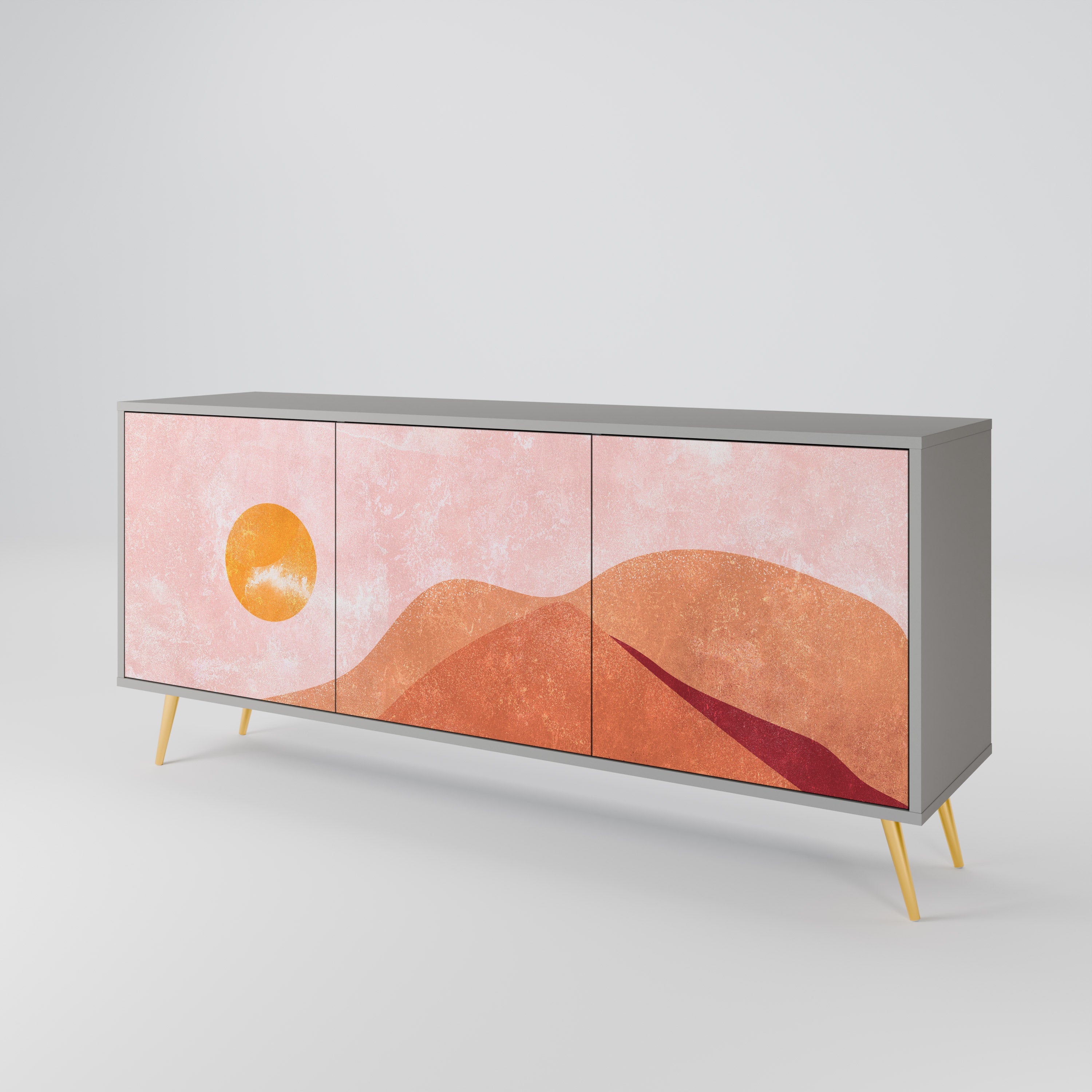 LUMINOUS SUNLIGHT 3-Door Sideboard