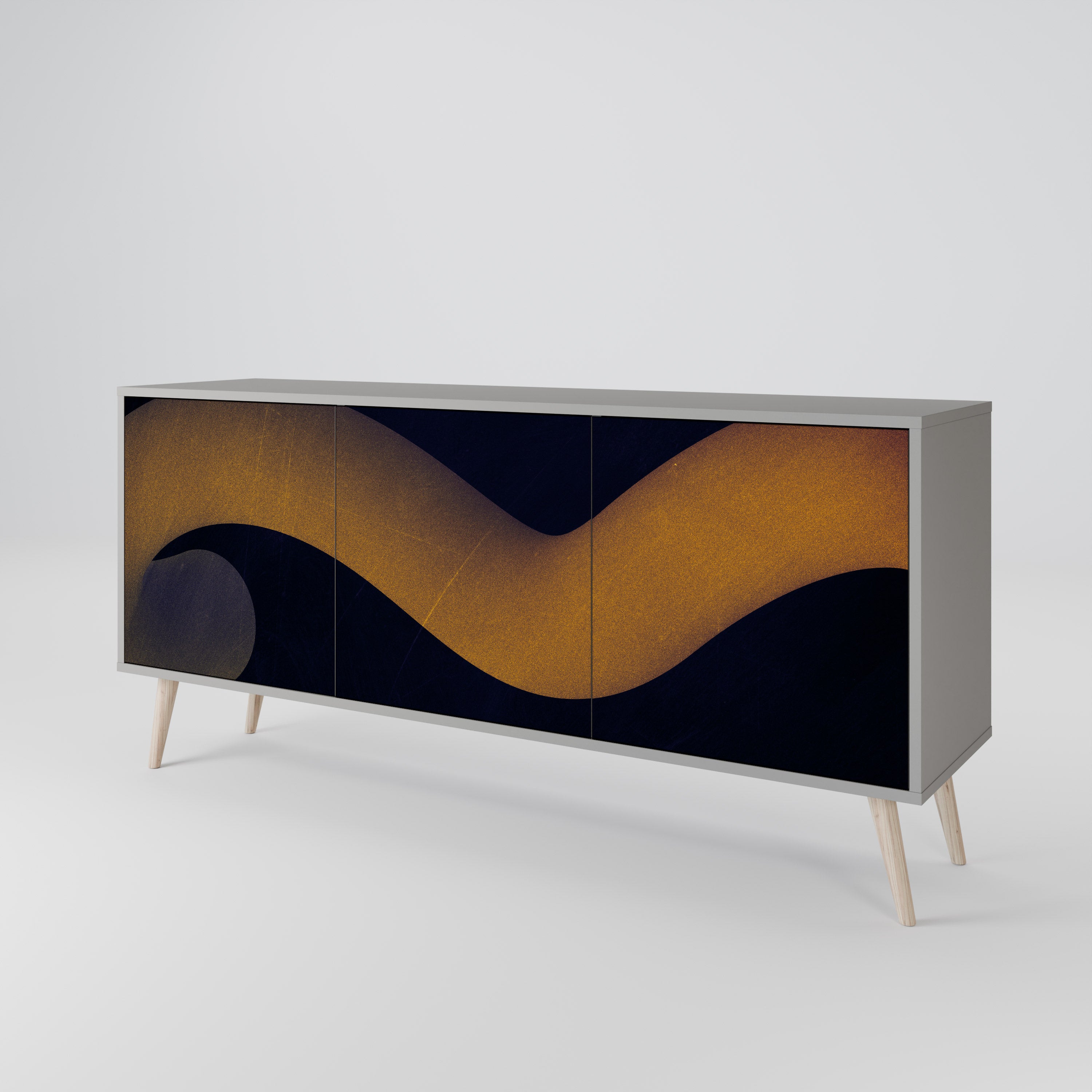HOLLOW TIME 3-Door Sideboard