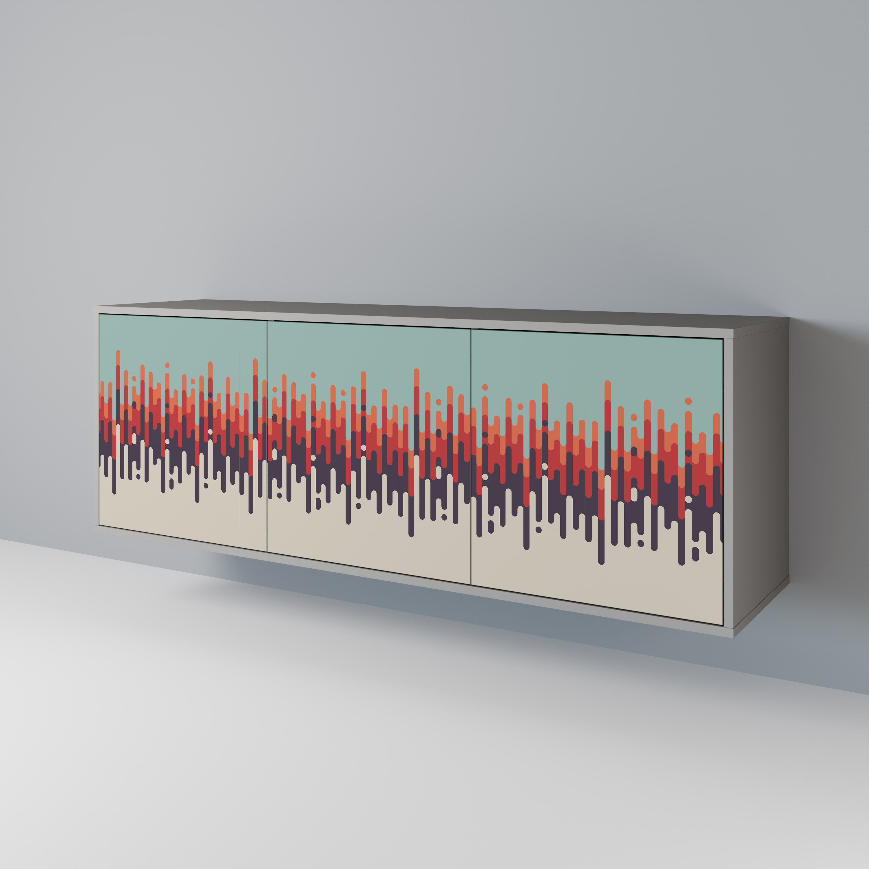 CHROMA CONTOURS 3-Door Sideboard