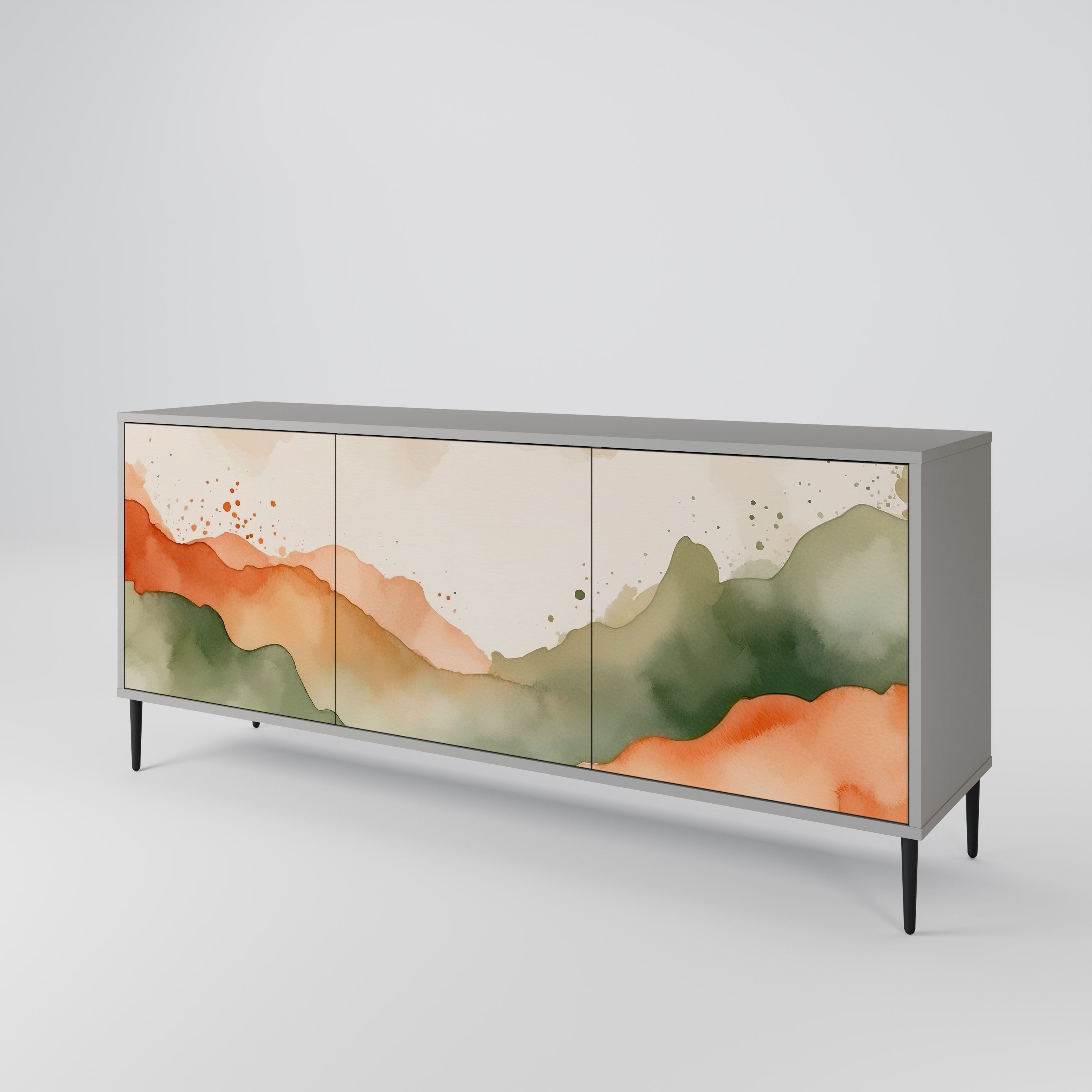 WATERCOLOUR PEAKS 3-Door Sideboard