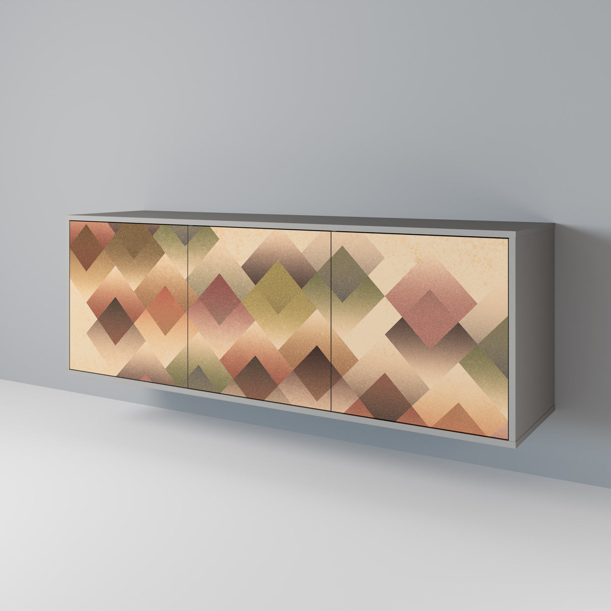GEOMETRIC FUSION Třídveřová komoda