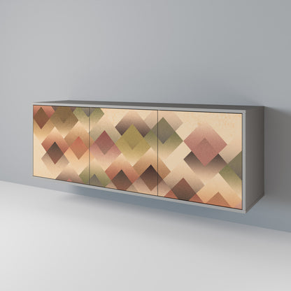 GEOMETRIC FUSION Třídveřová komoda