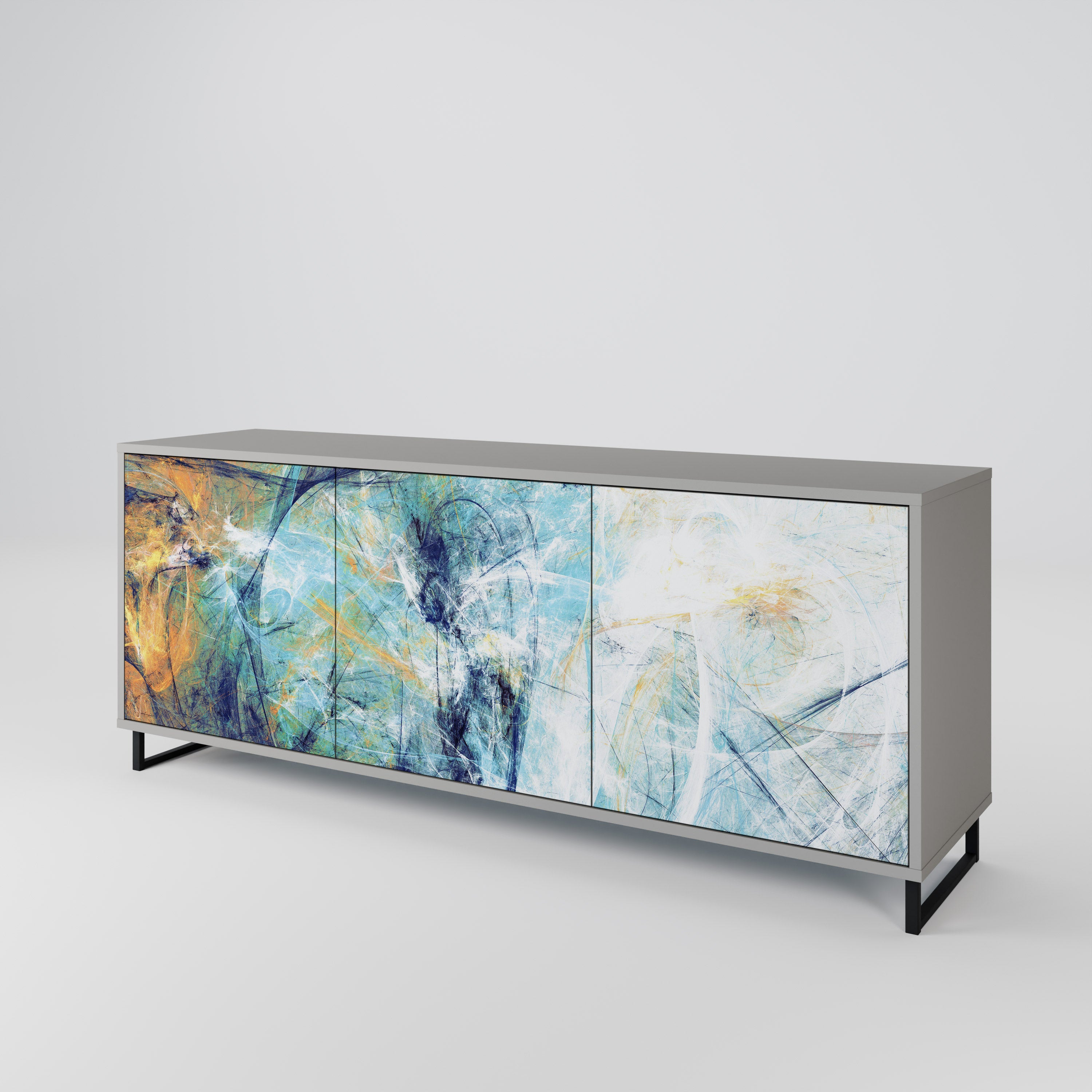 ABSTRACT THOUGHTS 3-Door Sideboard