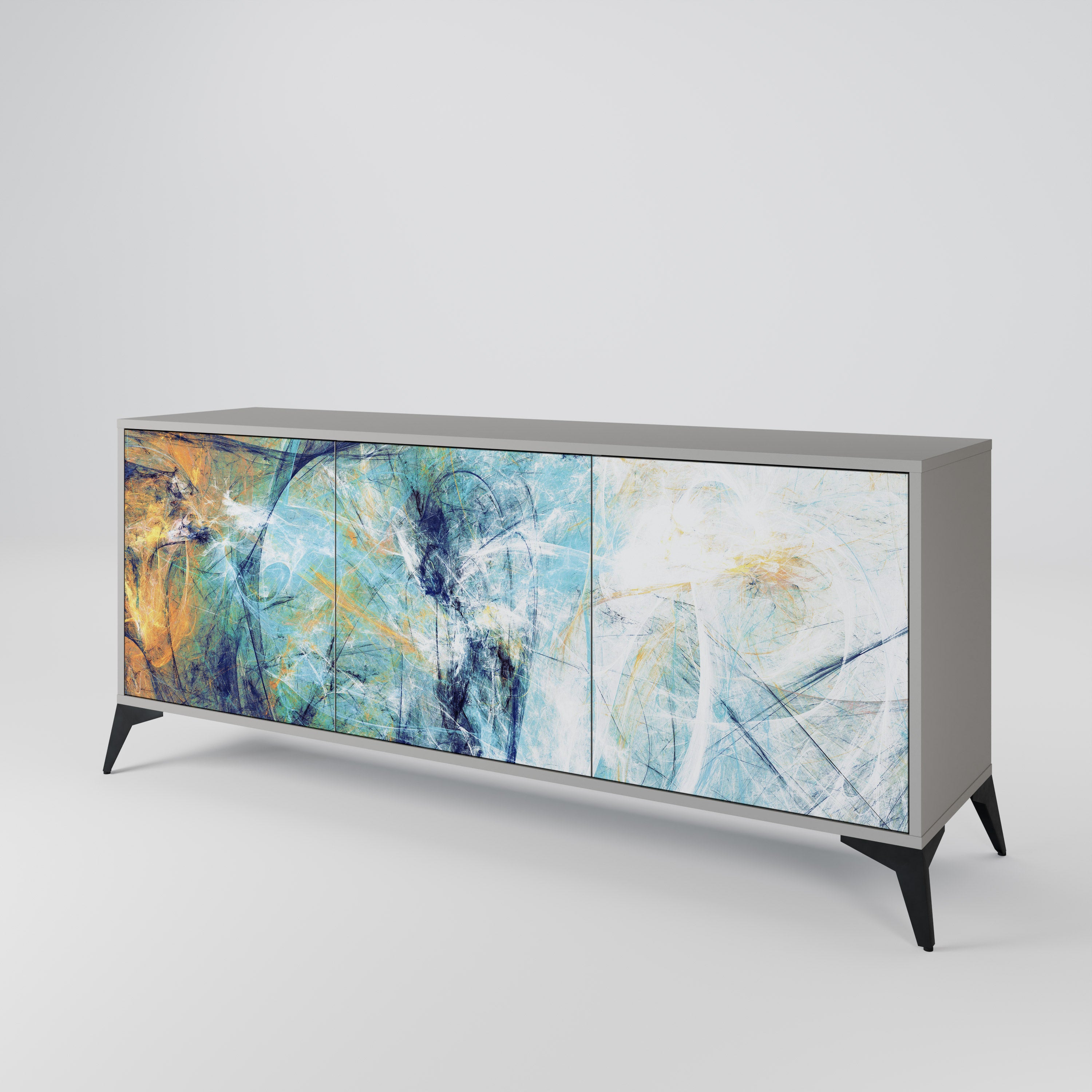 ABSTRACT THOUGHTS 3-Door Sideboard