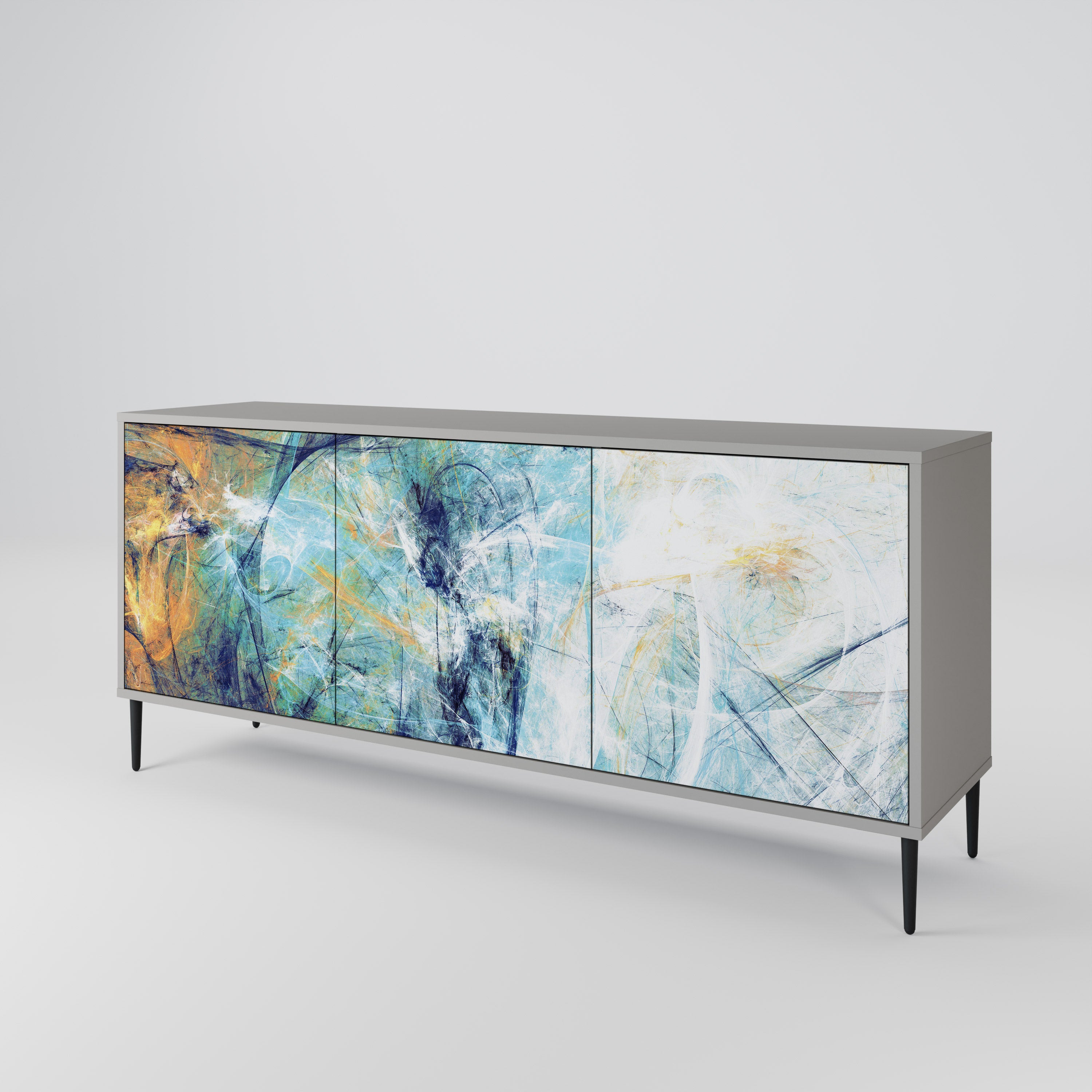ABSTRACT THOUGHTS 3-Door Sideboard