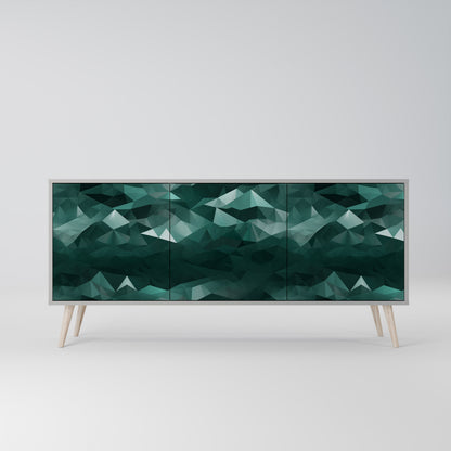POLYGONAL FLOATING Třídveřová komoda