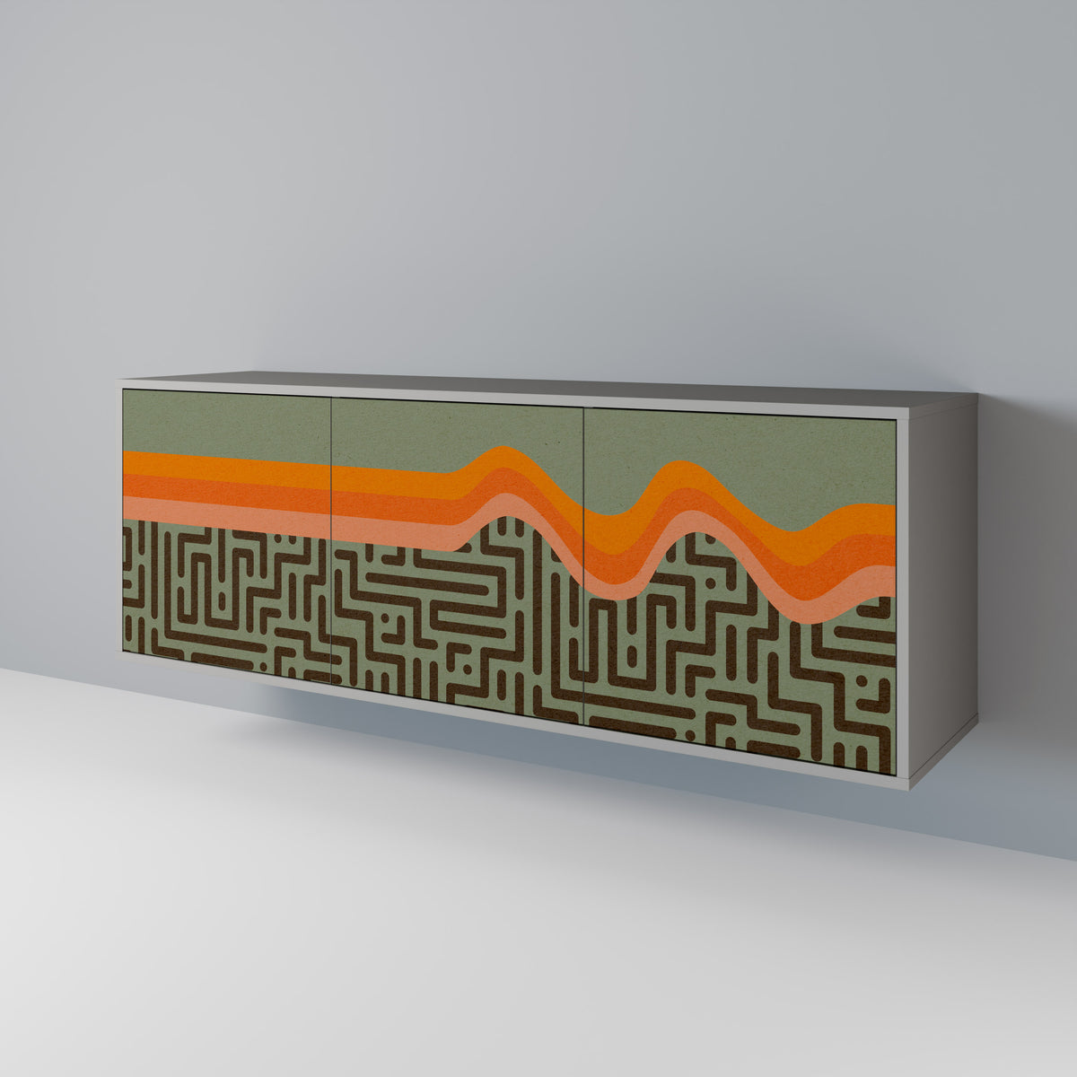 SIMPLE SOLUTIONS Třídveřová komoda