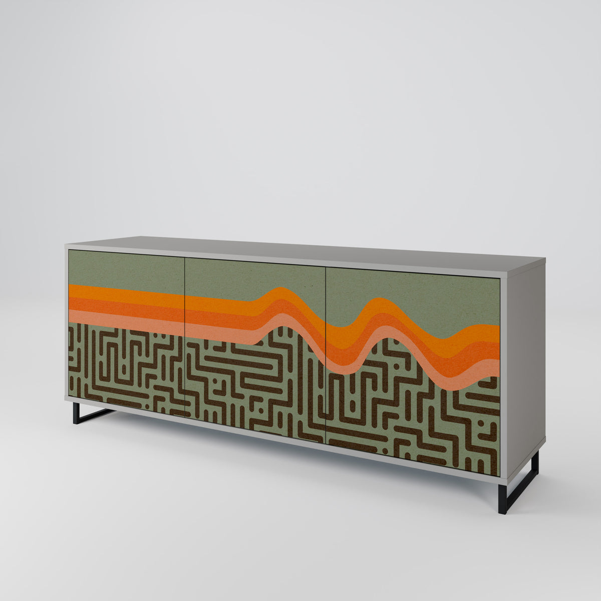 SIMPLE SOLUTIONS Třídveřová komoda