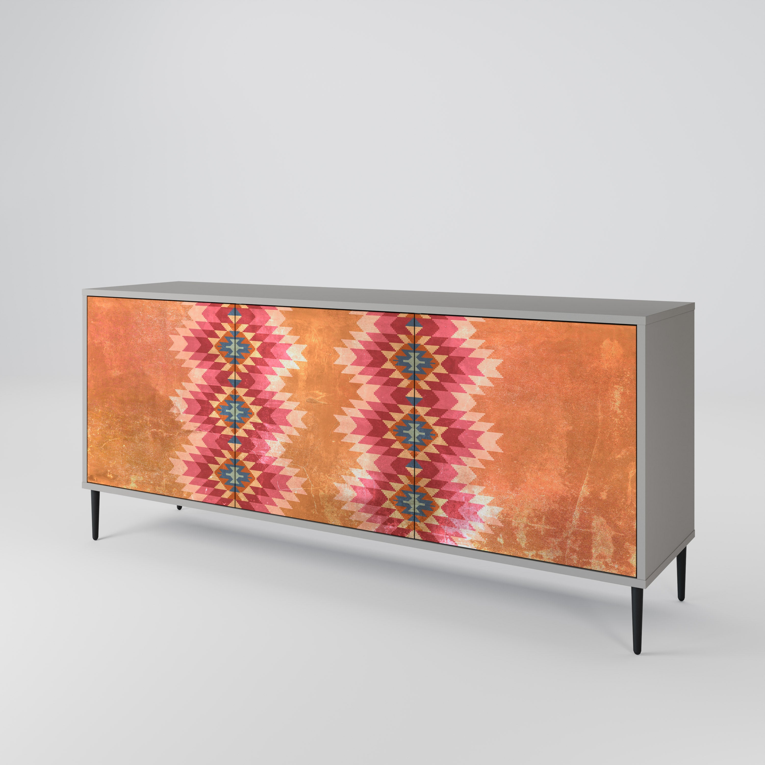 INDIAN FOLK 3-Door Sideboard