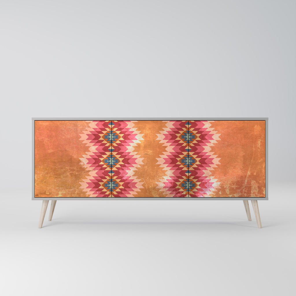 INDIAN FOLK 3-Door Sideboard