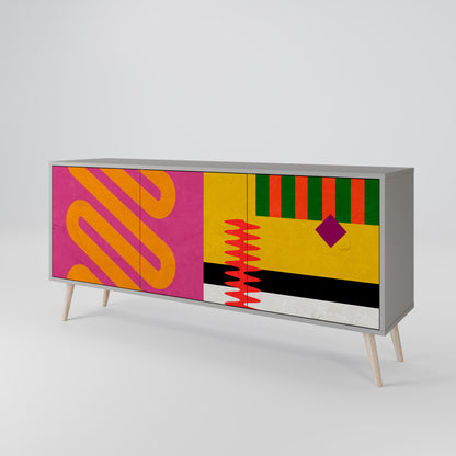 VIVID ART Třídveřová komoda