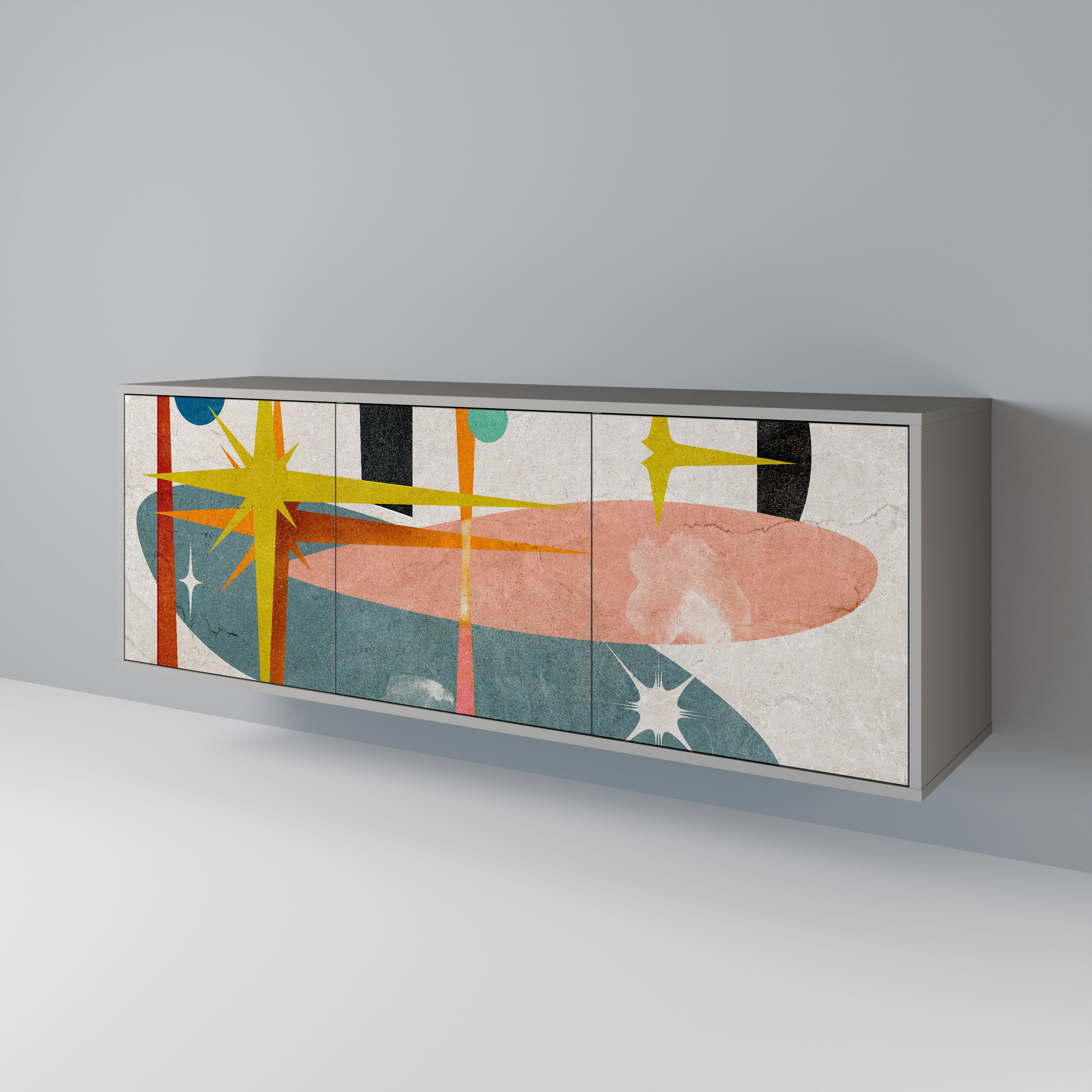 INTERSTELLAR VIBES 3-Door Sideboard