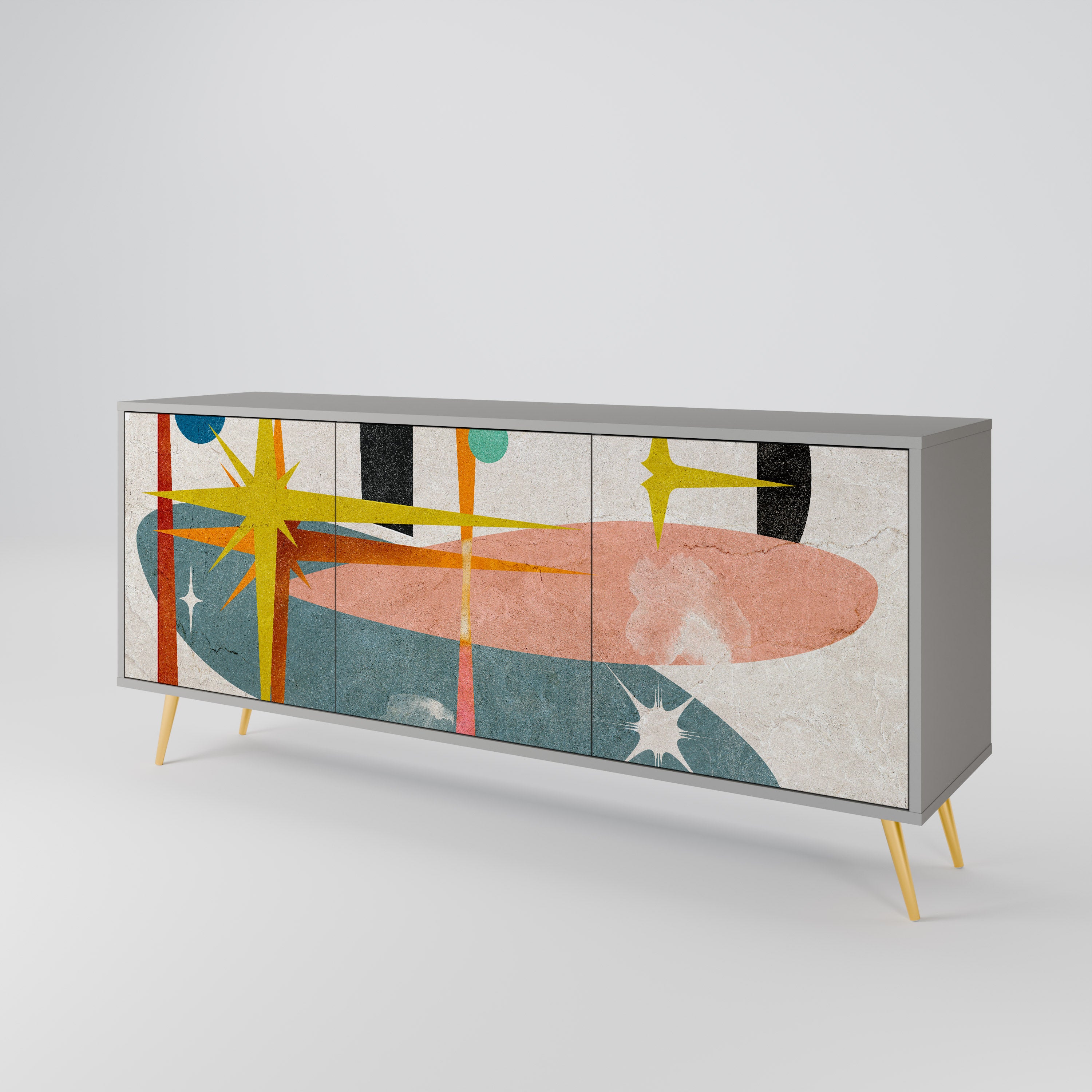 INTERSTELLAR VIBES 3-Door Sideboard
