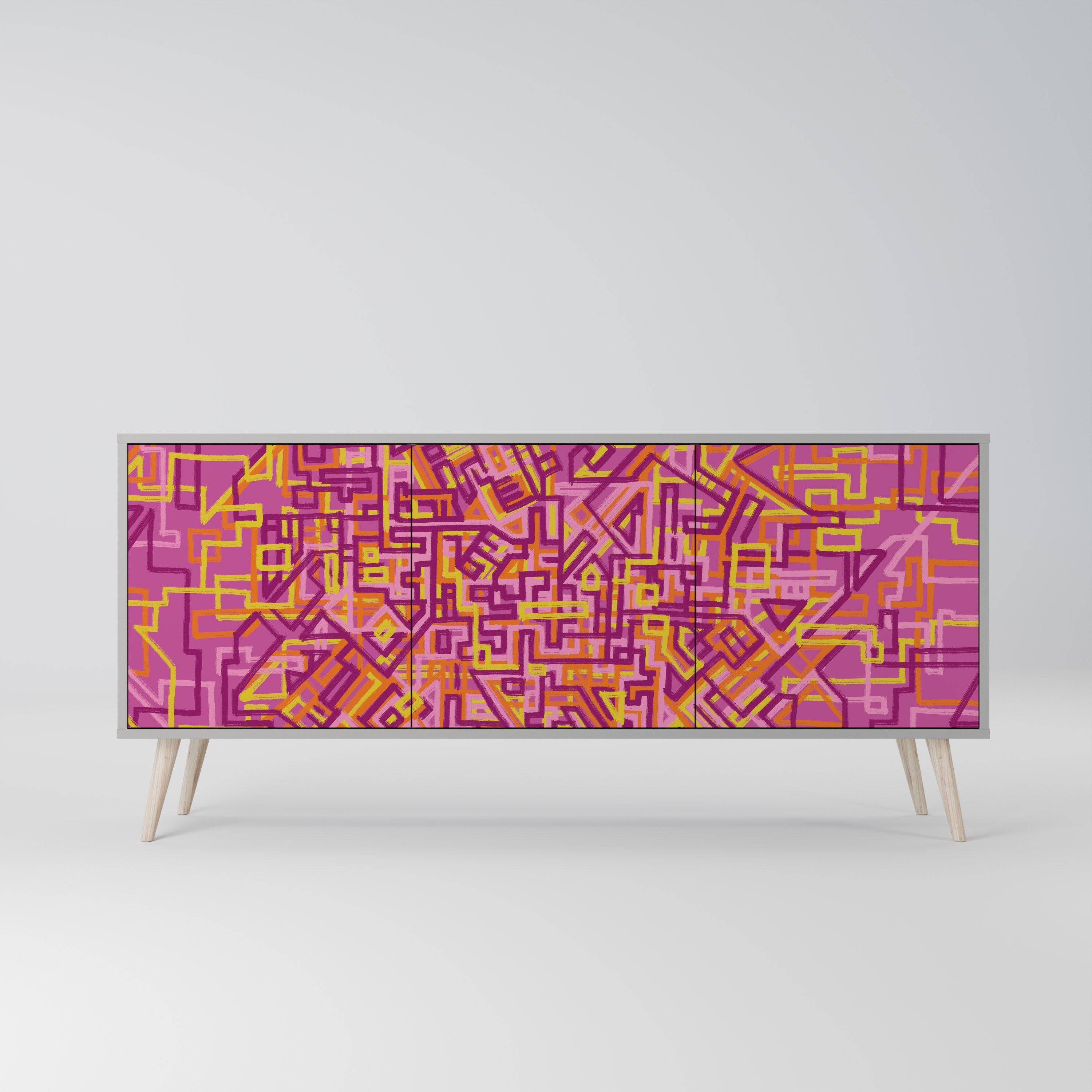 LOVELY MEMORIES Třídveřová komoda