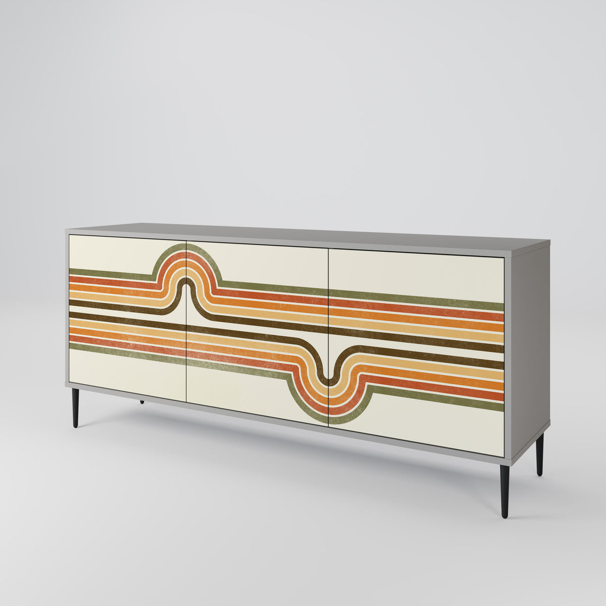 EXCEPTIONAL STREAM Třídveřová komoda