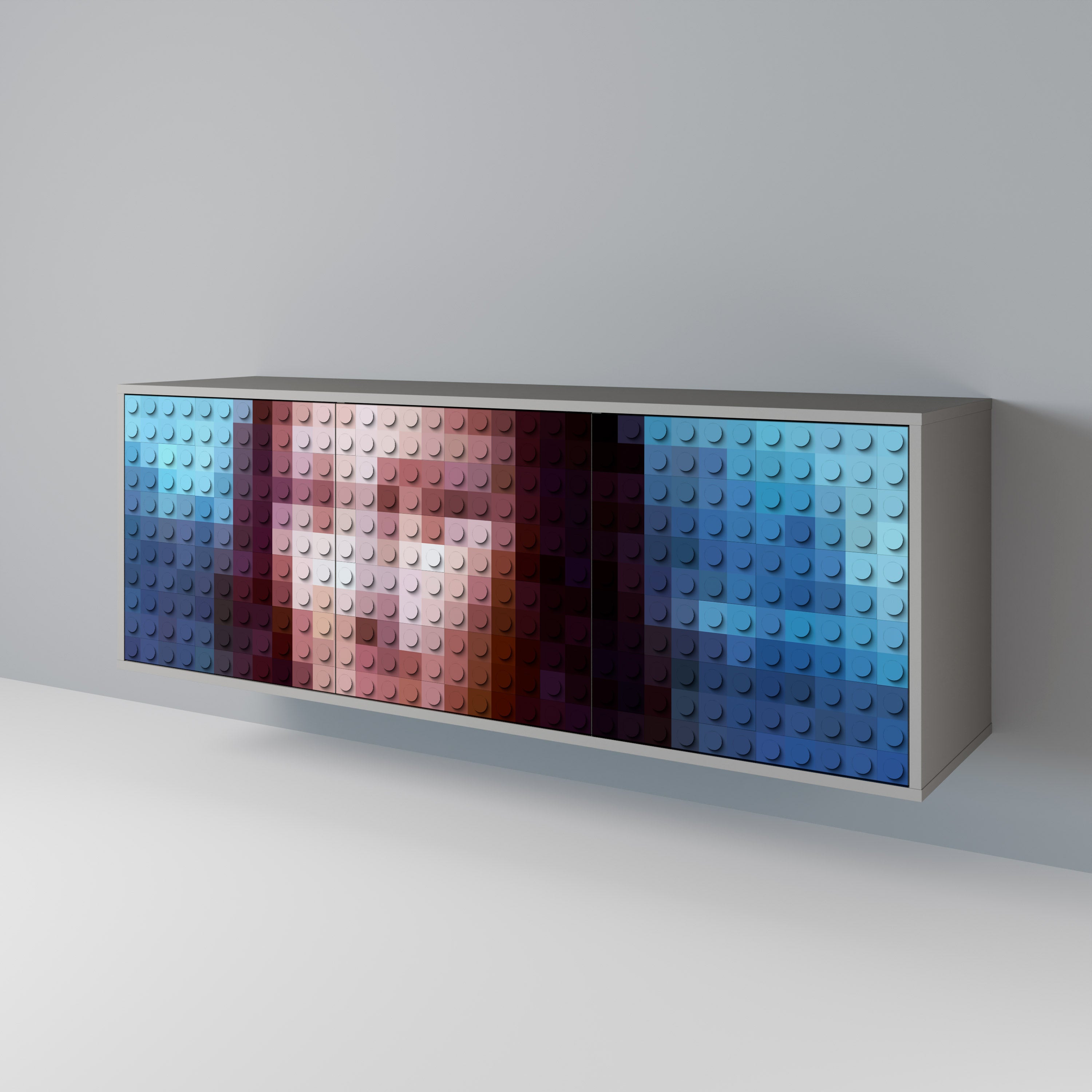 CONSTRUCTIVE ART 3-Door Sideboard