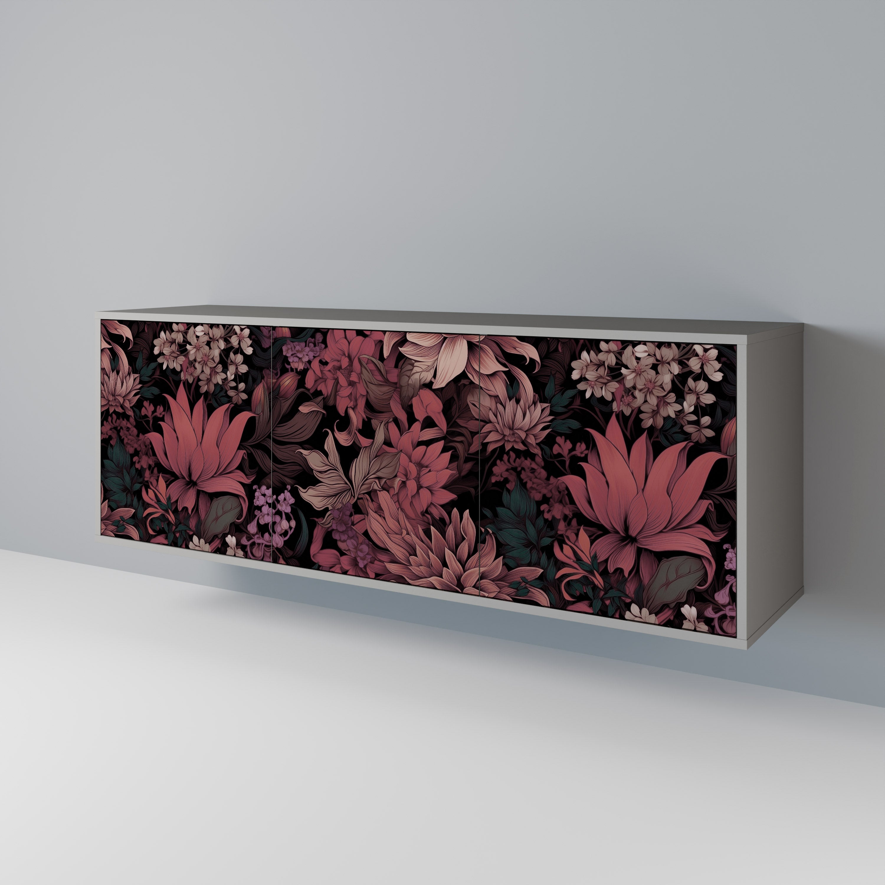 FLORAL WHISPER 3-Door Sideboard