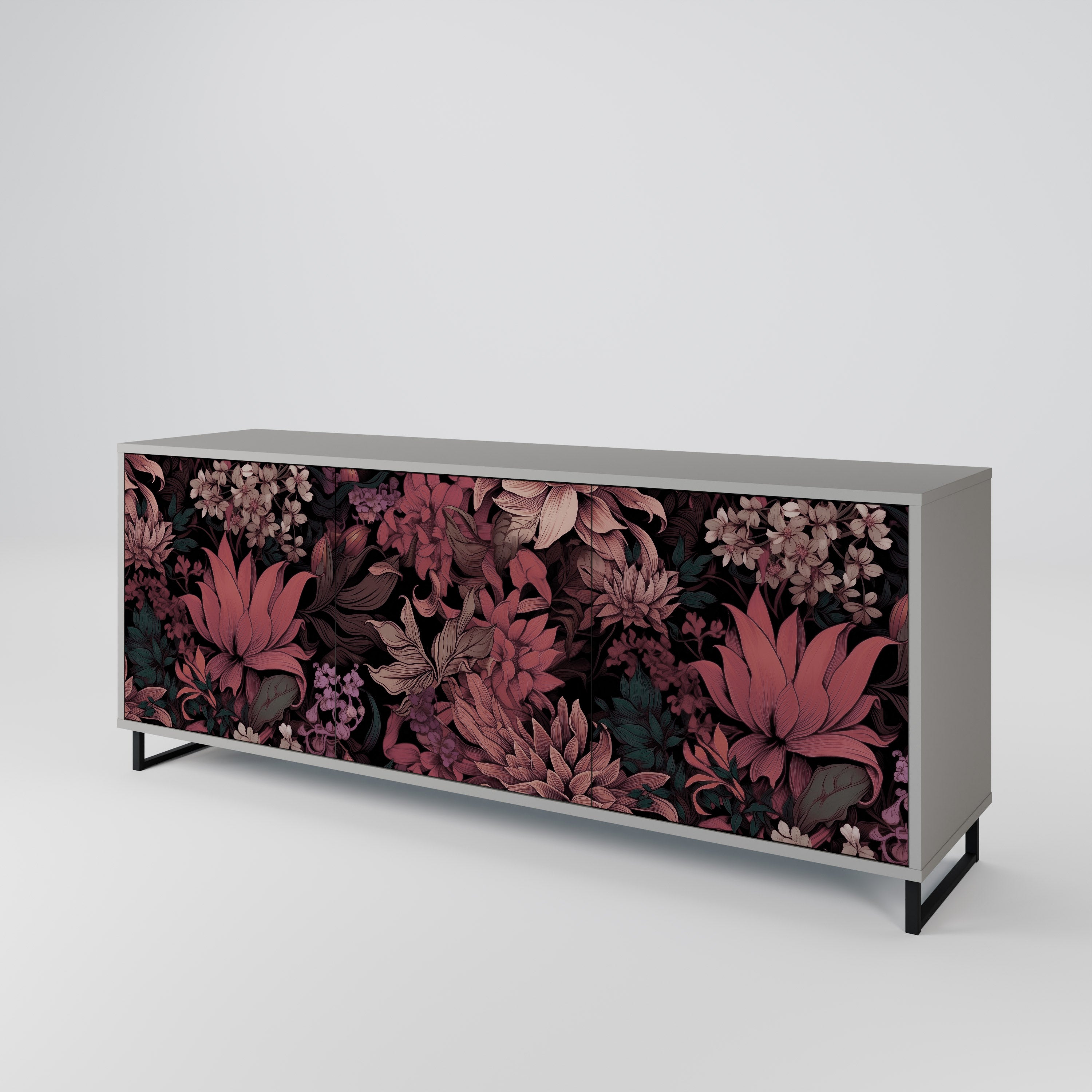 FLORAL WHISPER 3-Door Sideboard