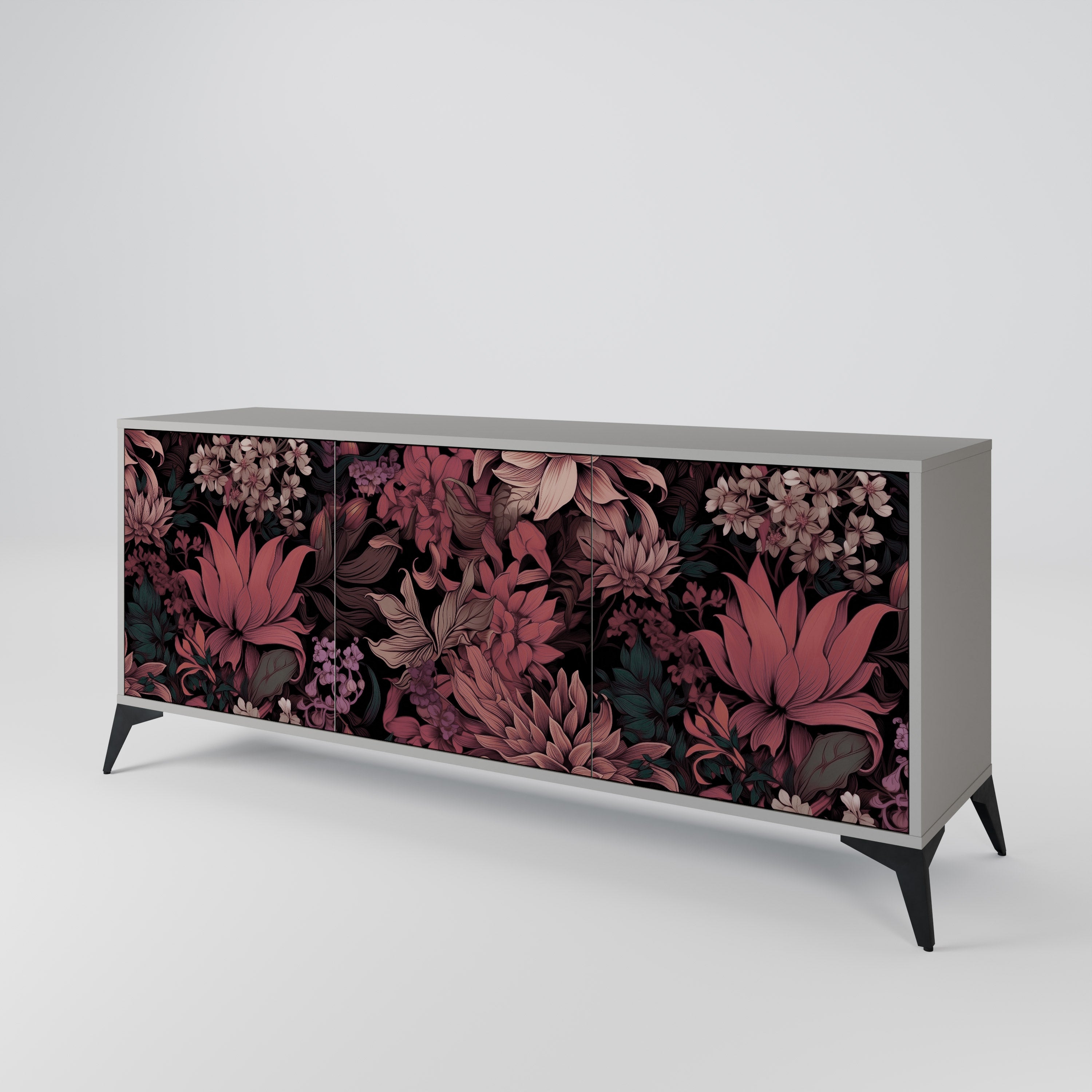 FLORAL WHISPER 3-Door Sideboard