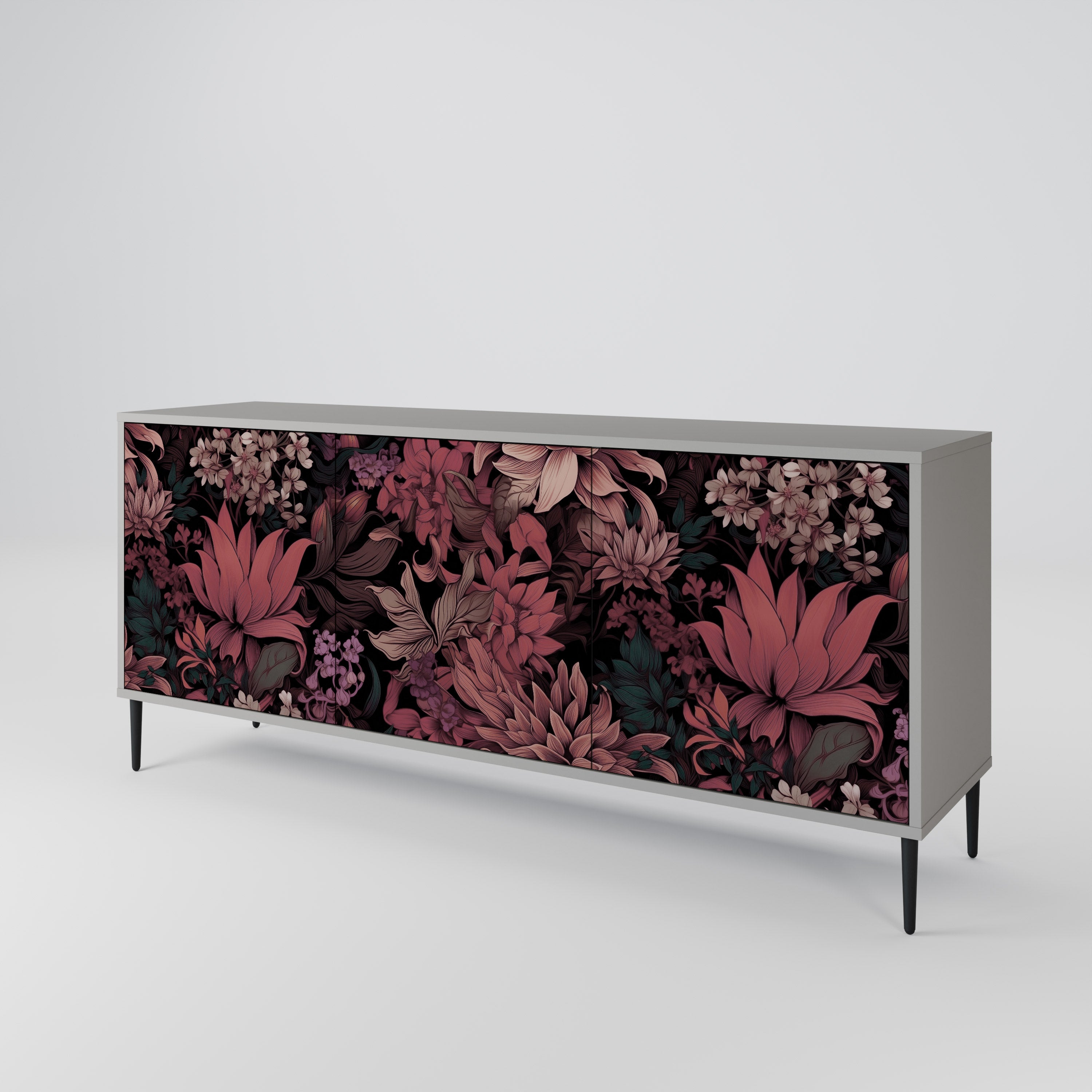 FLORAL WHISPER 3-Door Sideboard
