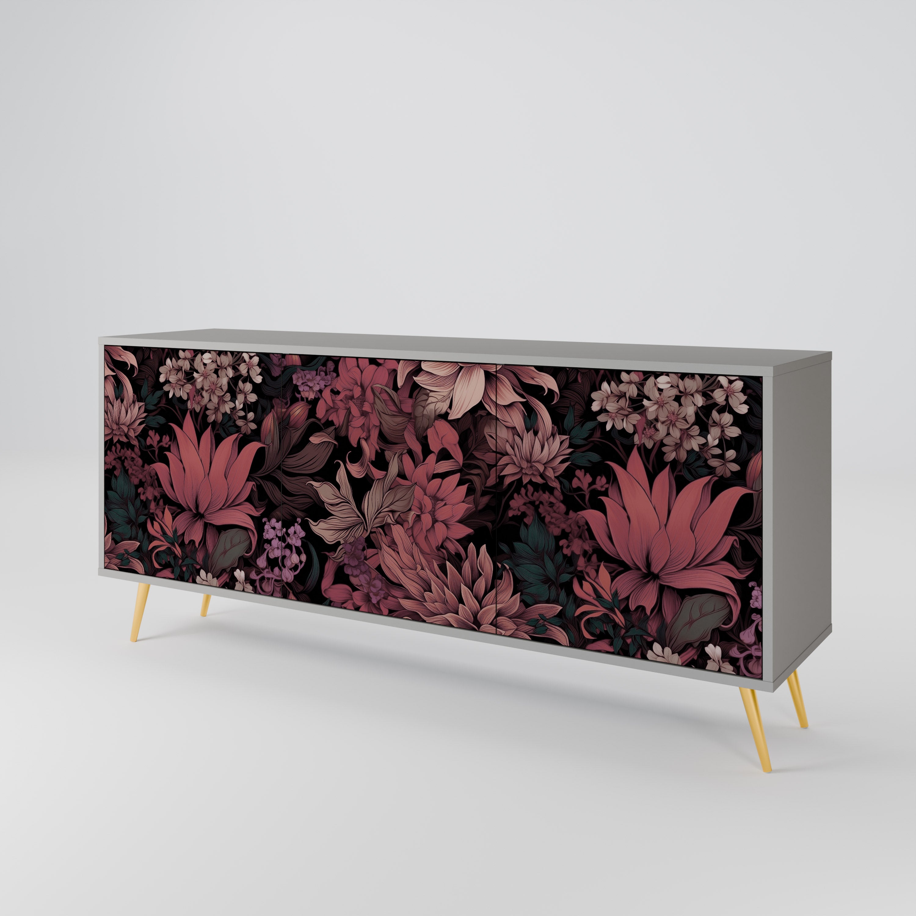 FLORAL WHISPER 3-Door Sideboard